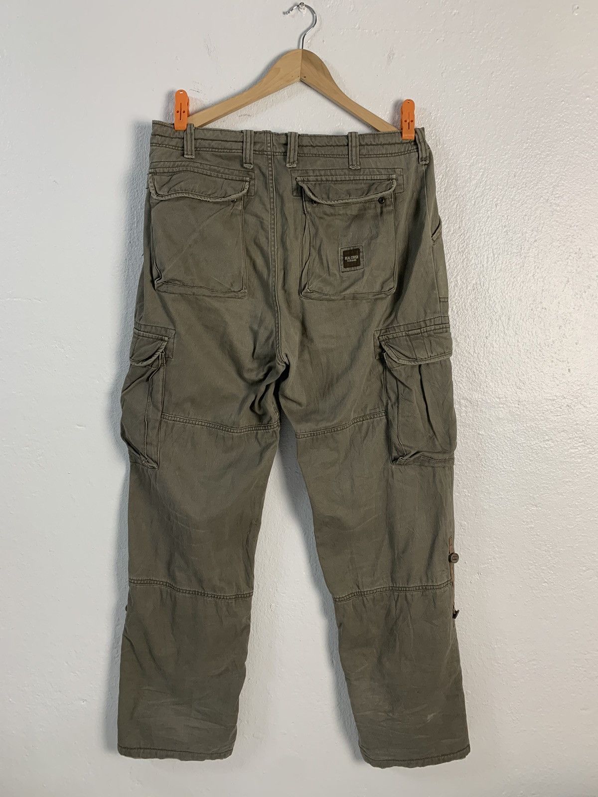 Japanese Brand Real Crush Clothing Multipocket Cargo Pants Size US 36 / EU 52 - 6 Thumbnail