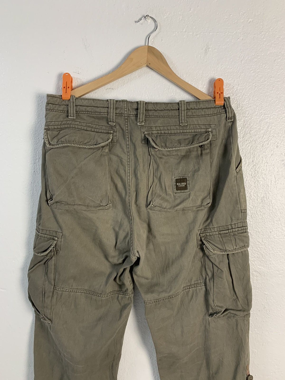 Japanese Brand Real Crush Clothing Multipocket Cargo Pants Size US 36 / EU 52 - 8 Thumbnail