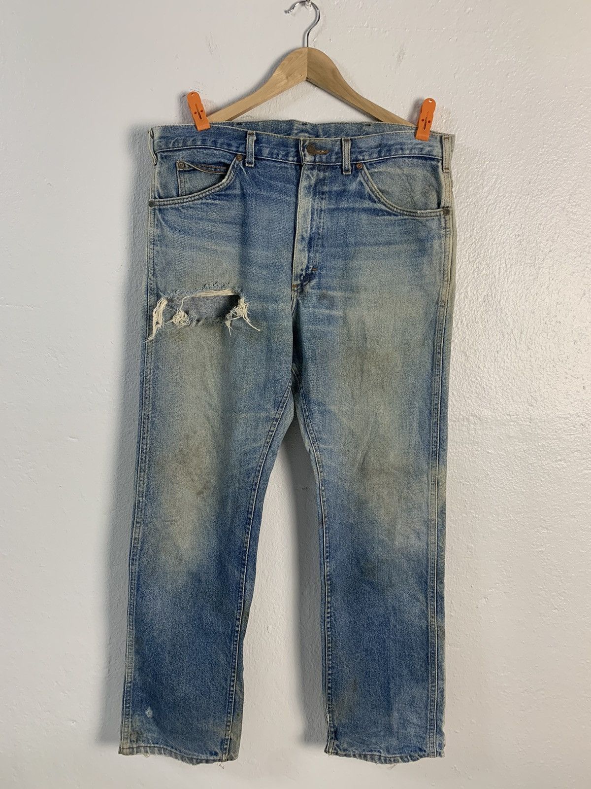 Lee Vintage Lee Distressed Jeans Size US 38 / EU 54 - 1 Thumbnail