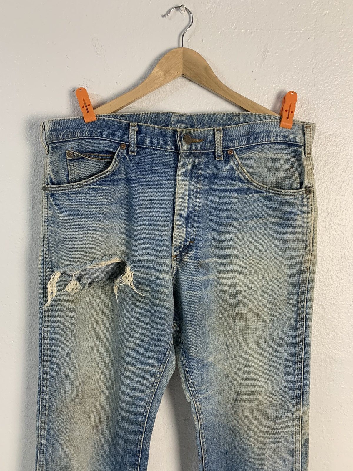 Lee Vintage Lee Distressed Jeans Size US 38 / EU 54 - 3 Thumbnail