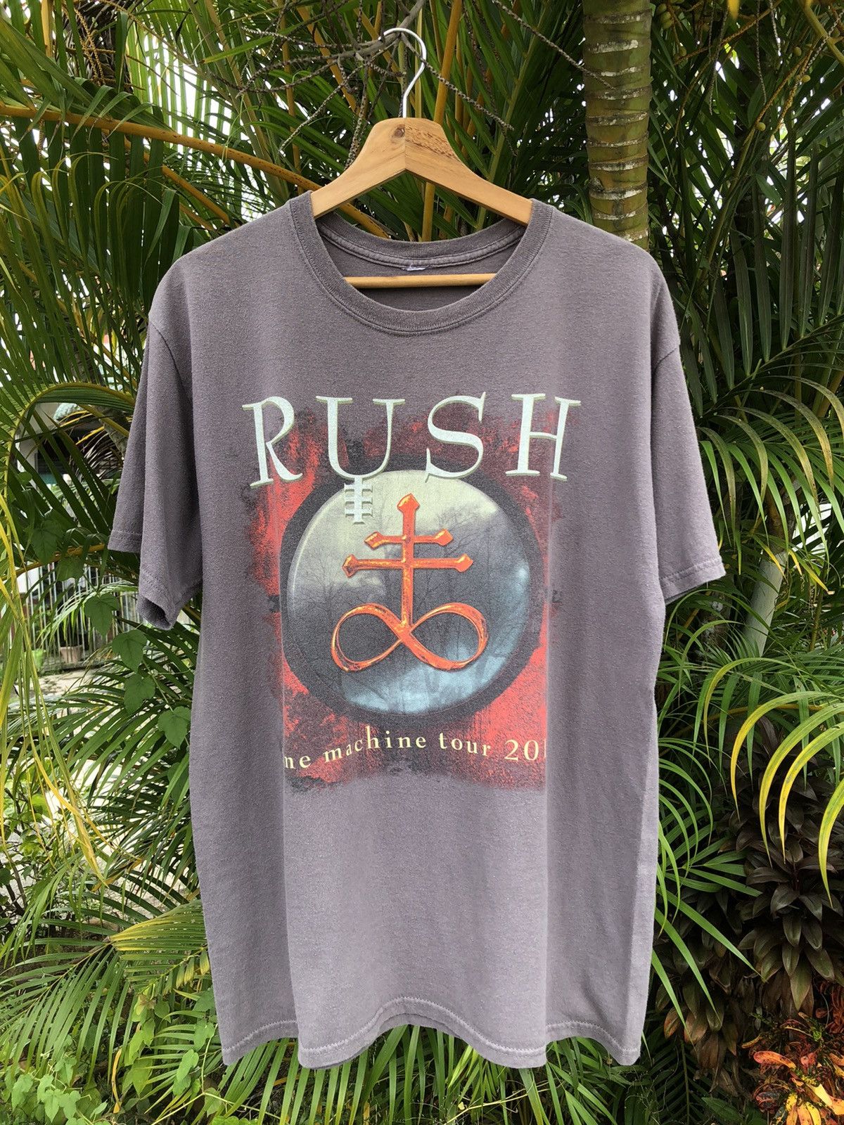 Band Tees SUN FADED🔥Rare🔥Vtg RUSH Band Time Machine Tour Tee Size US XL / EU 56 / 4 - 1 Thumbnail
