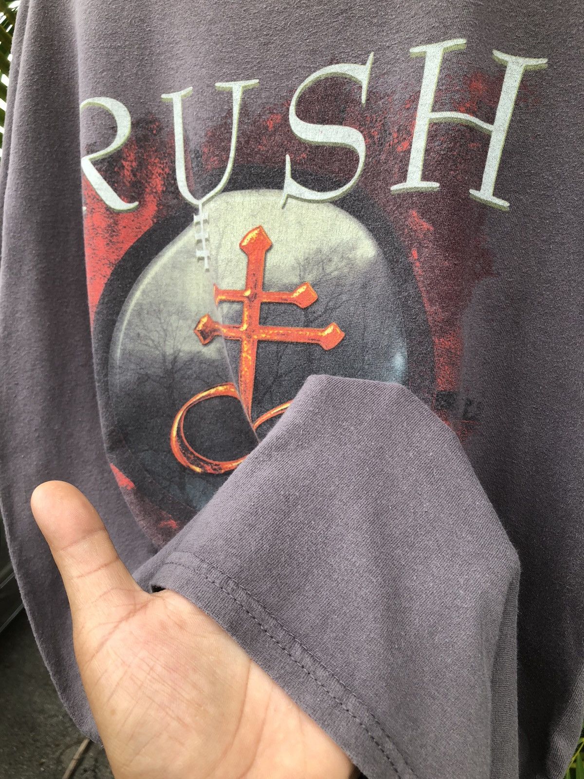 Band Tees SUN FADED🔥Rare🔥Vtg RUSH Band Time Machine Tour Tee Size US XL / EU 56 / 4 - 9 Thumbnail