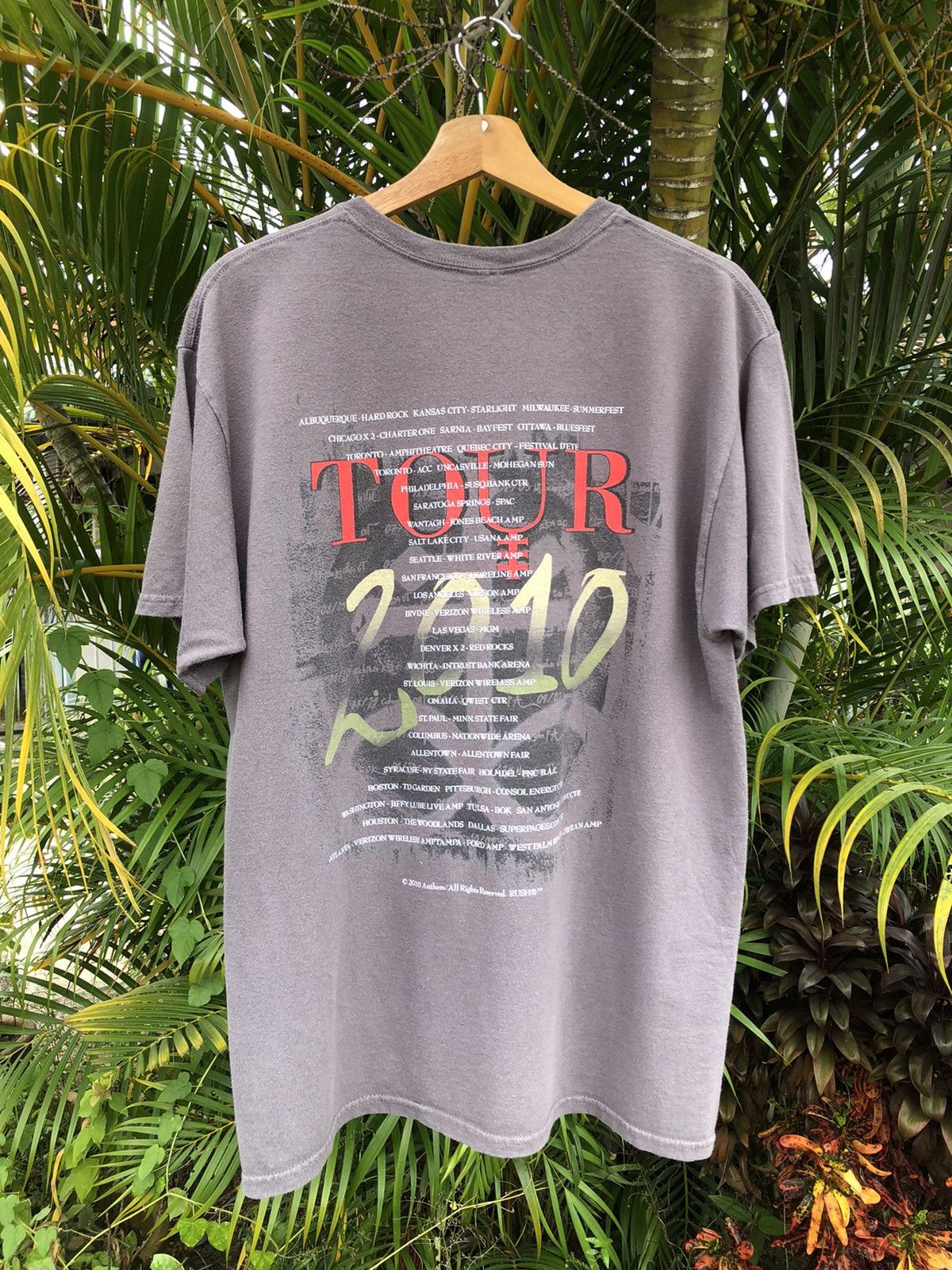 Band Tees SUN FADED🔥Rare🔥Vtg RUSH Band Time Machine Tour Tee Size US XL / EU 56 / 4 - 2 Thumbnail