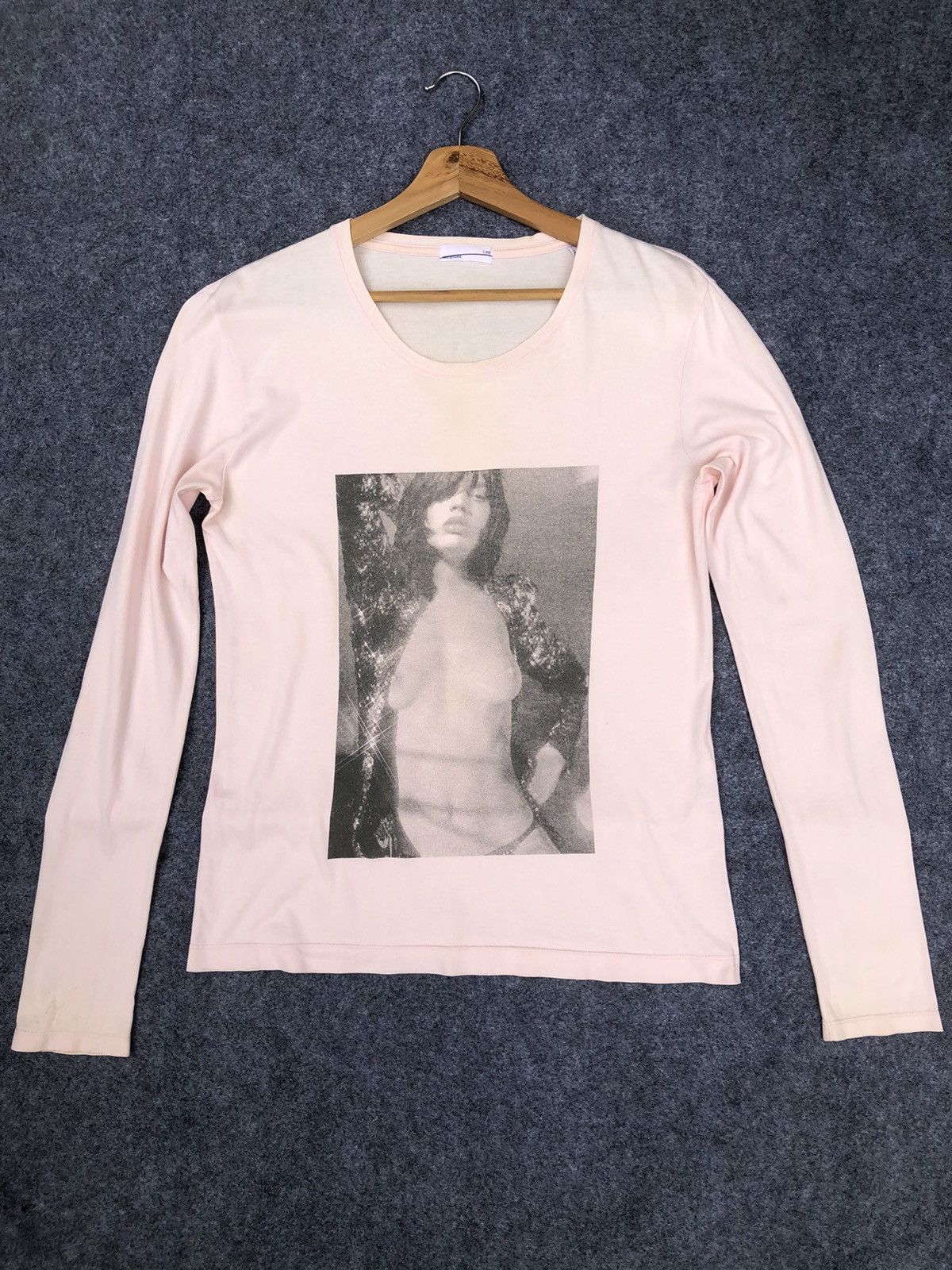 Band Tees LastDrop🔥Rare🔥Vtg Sexy Girl RollingStones Lad Musician Shirt Size S / US 4 / IT 40 - 4 Thumbnail