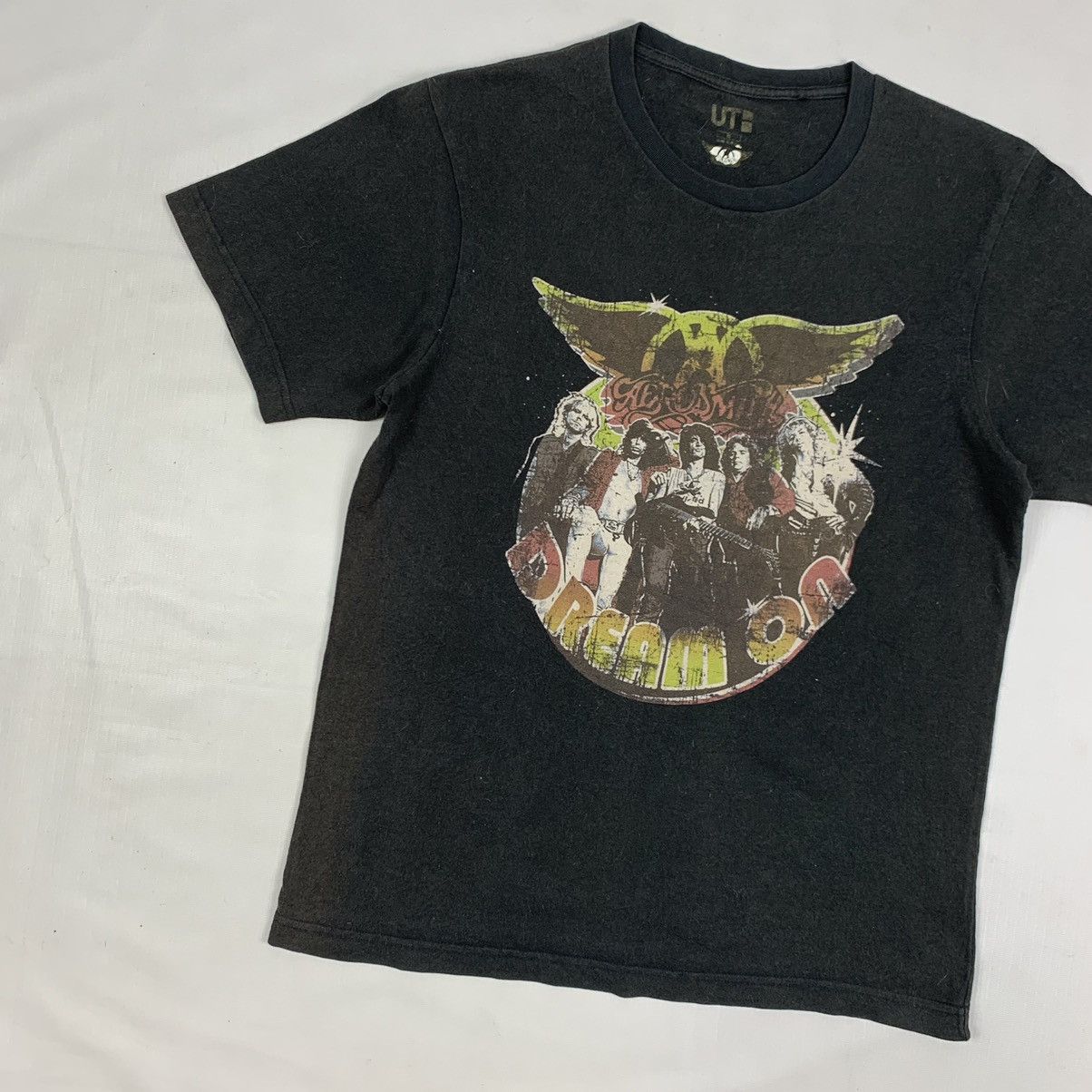Aerosmith × Band Tees × Uniqlo Uniqlo X Aerosmith Band Sun Faded Shirt Size US M / EU 48-50 / 2 - 2 Thumbnail