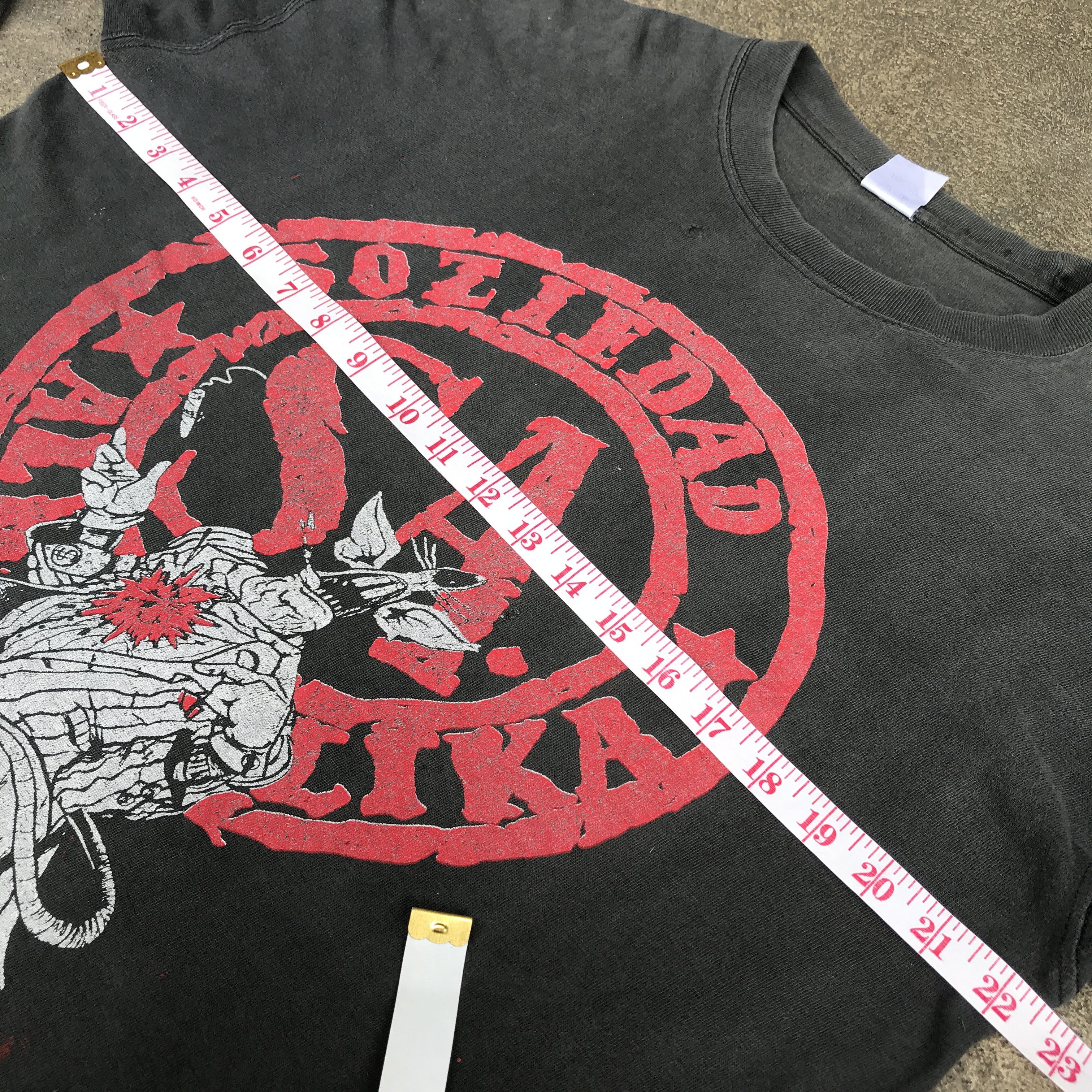 Band Tees × Vintage Vintage Soziedad Alkoholika Hardcore Distressed Faded Spain Size US XL / EU 56 / 4 - 12 Thumbnail