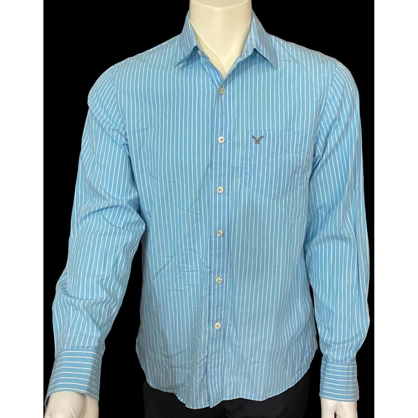 American Eagle Outfitters American Eagle Slim Fit Striped Button Down