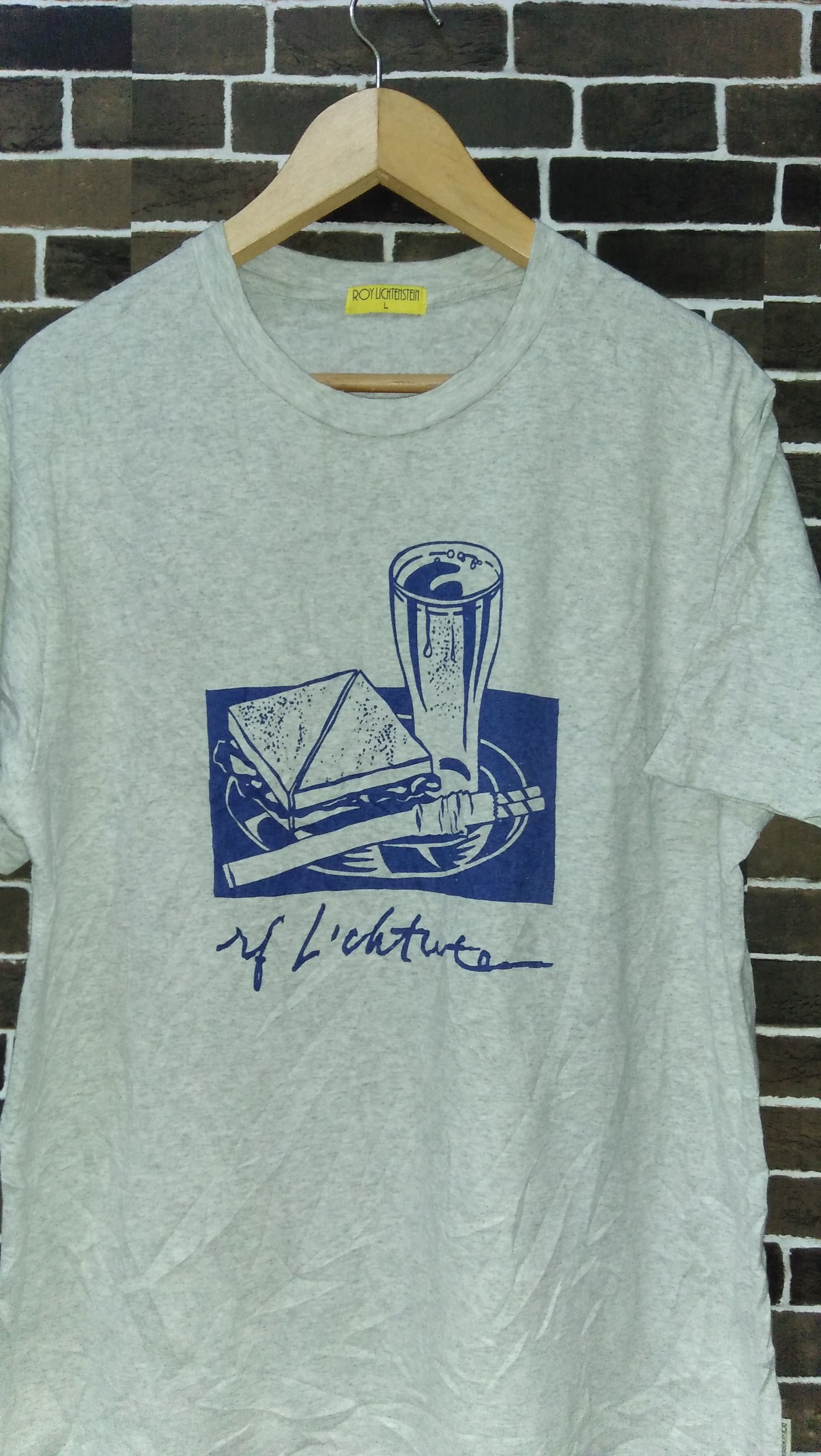 Uniqlo Uniqlo Roy Lichtenstein Art Tee Size US L / EU 52-54 / 3 - 2 Thumbnail
