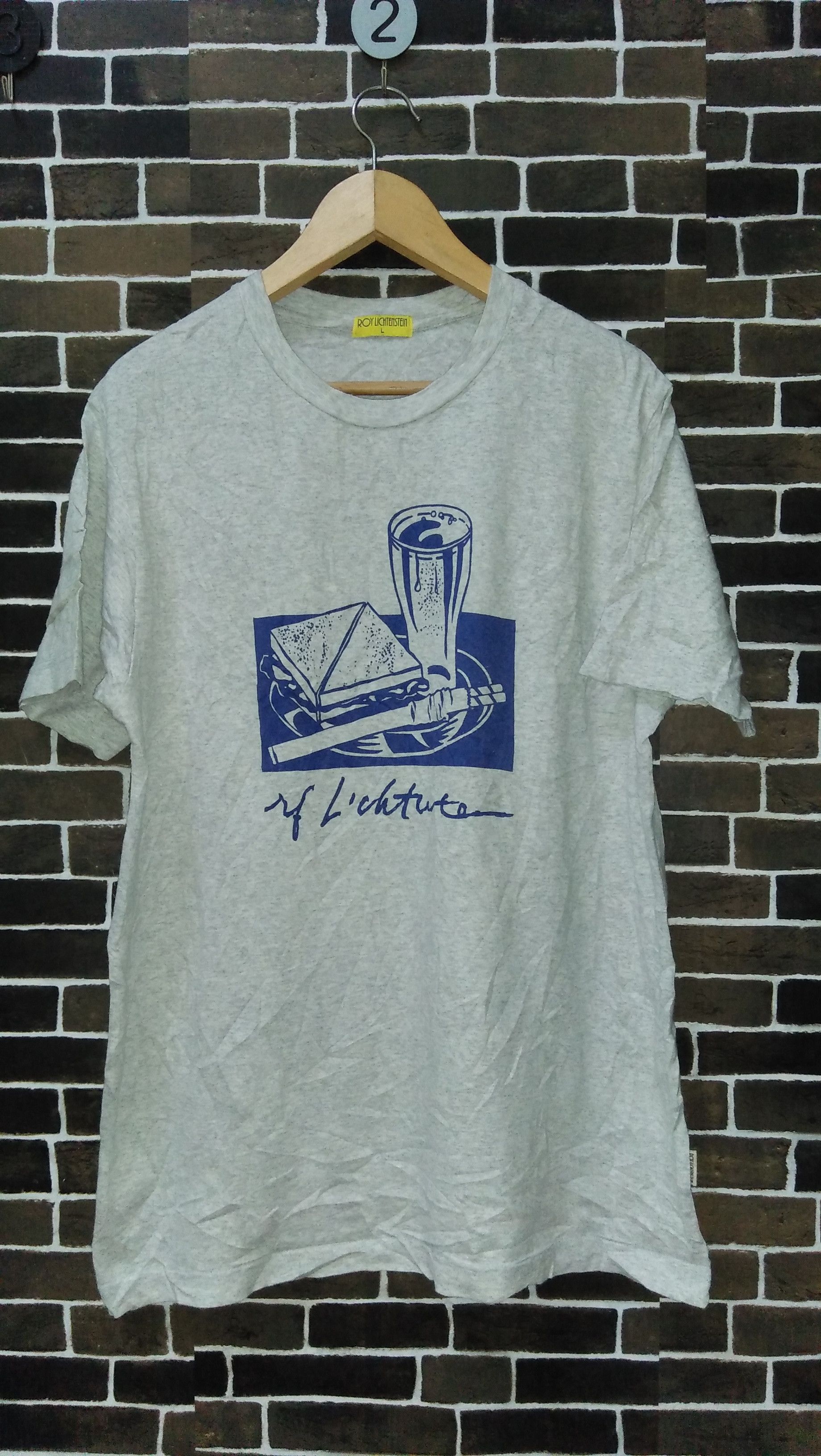 Uniqlo Uniqlo Roy Lichtenstein Art Tee Size US L / EU 52-54 / 3 - 1 Thumbnail