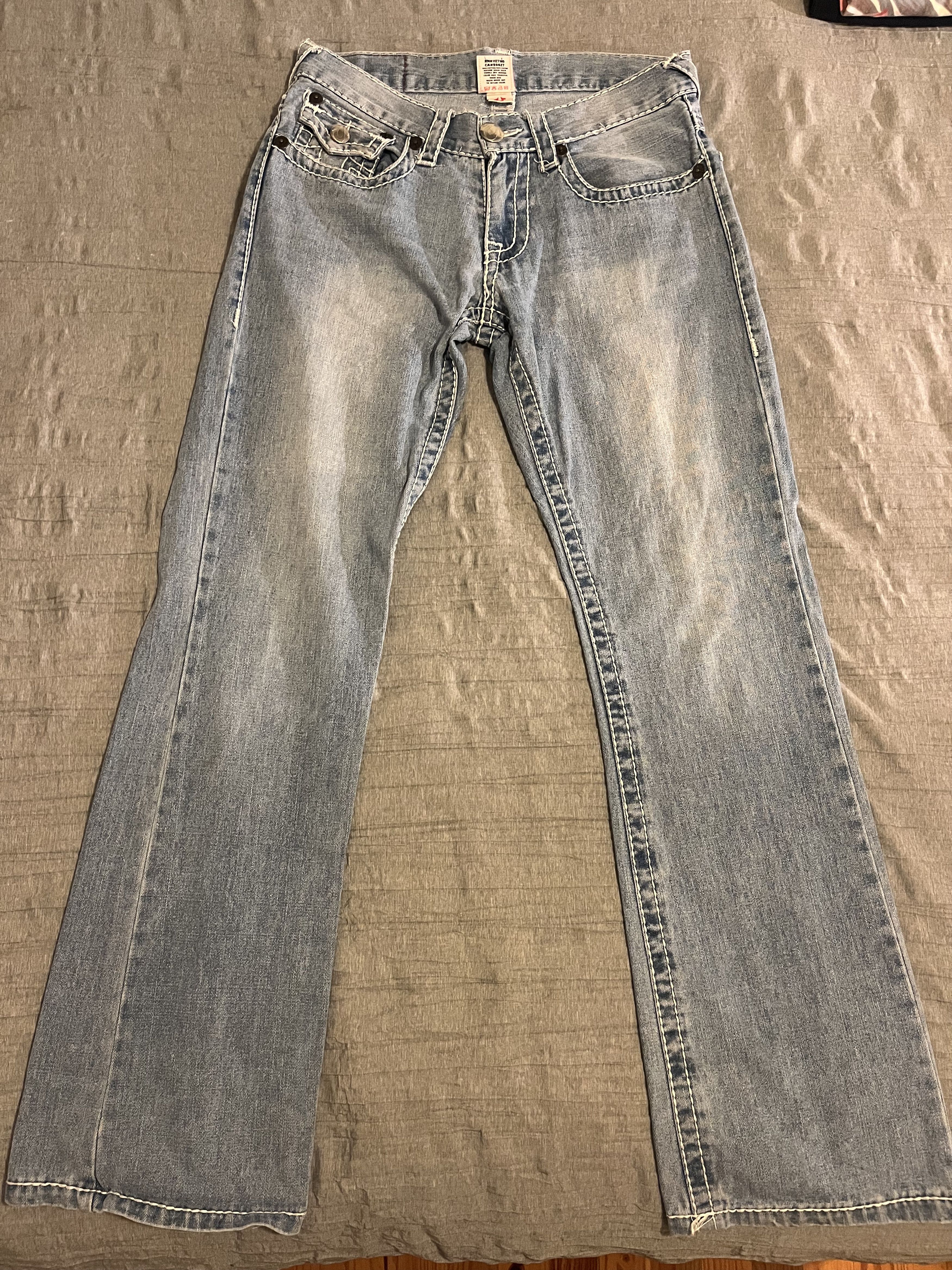 Pre-owned True Religion Light Denim 'billy Super T'