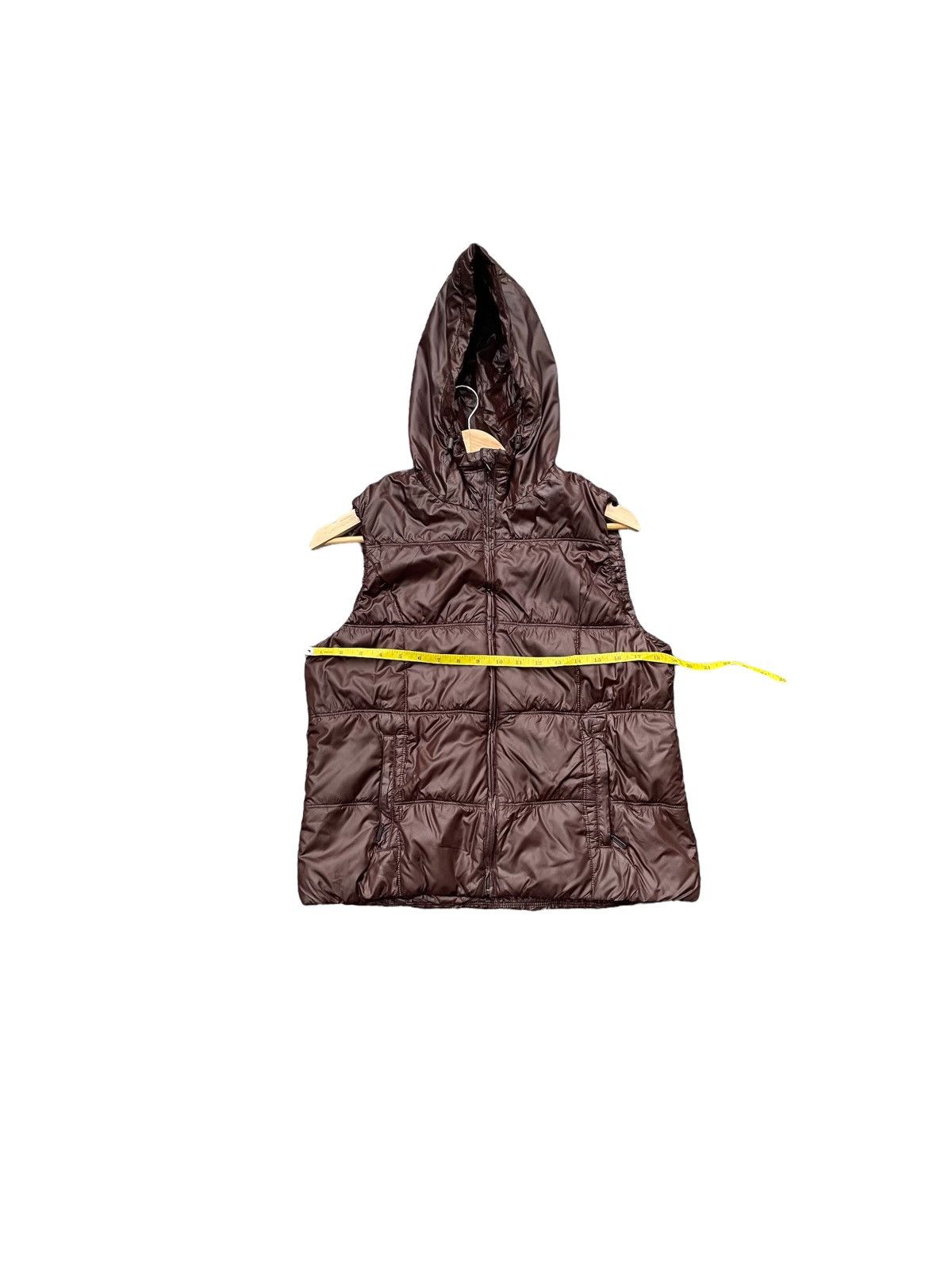 Japanese Brand Vintage Uniqlo Light Puffer Hoodie Vest Size US M / EU 48-50 / 2 - 2 Thumbnail