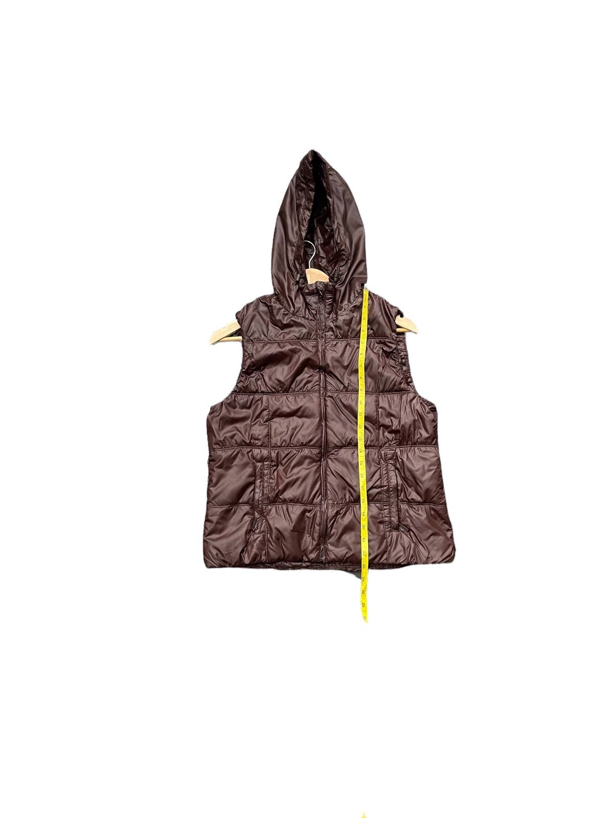 Japanese Brand Vintage Uniqlo Light Puffer Hoodie Vest Size US M / EU 48-50 / 2 - 3 Thumbnail