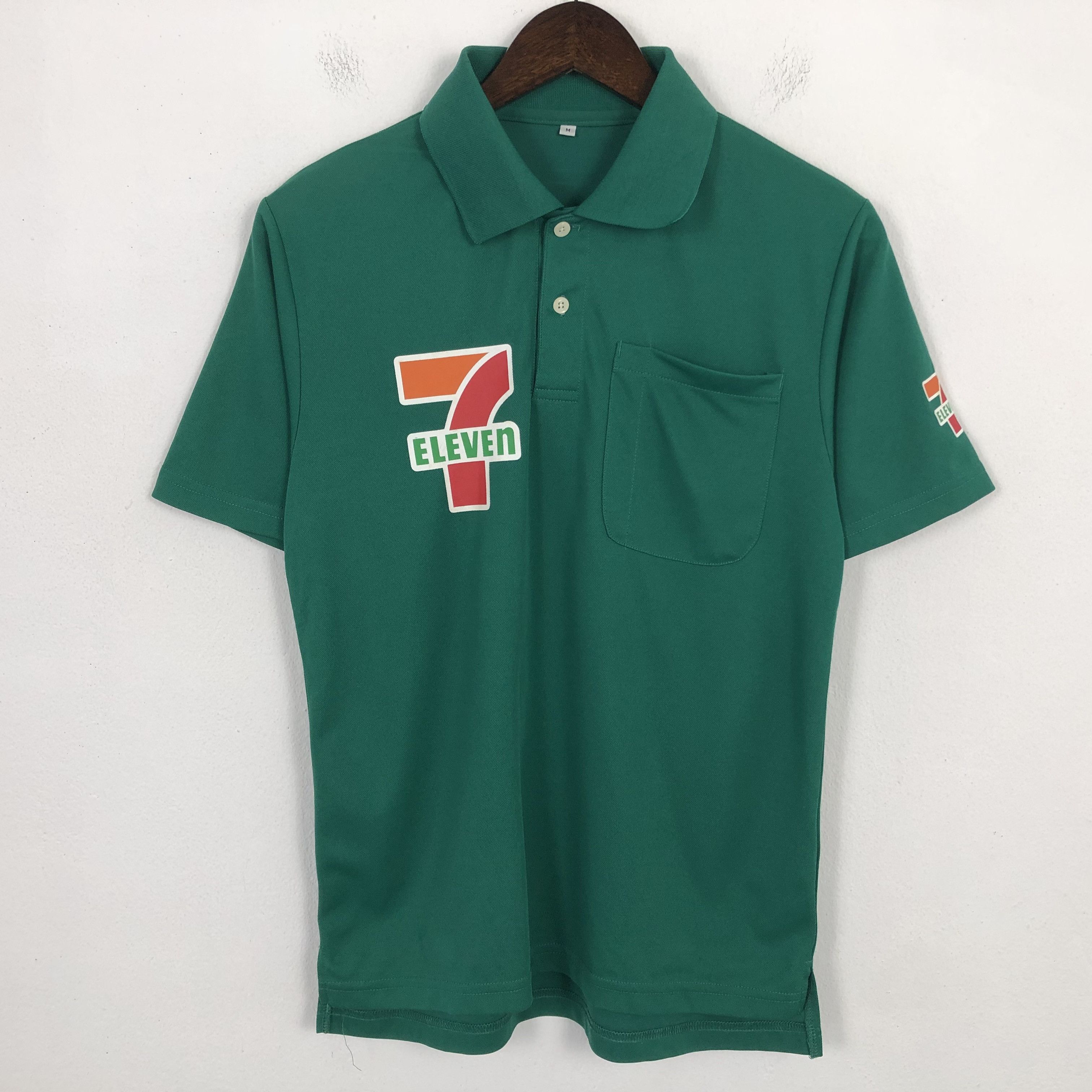 Uniform Wares Vintage 7 Eleven Big Logo Collar Workers Tshirt Size US S / EU 44-46 / 1 - 1 Thumbnail