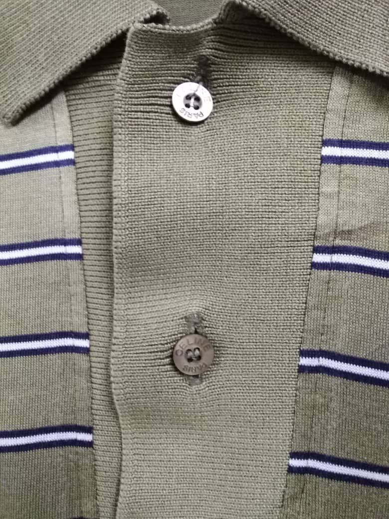 Celine Celine Paris Striped Polos Shirt Size US M / EU 48-50 / 2 - 15 Thumbnail