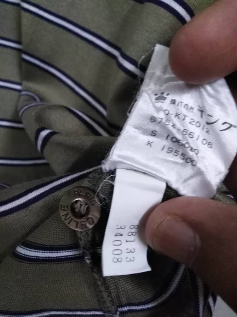 Celine Celine Paris Striped Polos Shirt Size US M / EU 48-50 / 2 - 20 Thumbnail