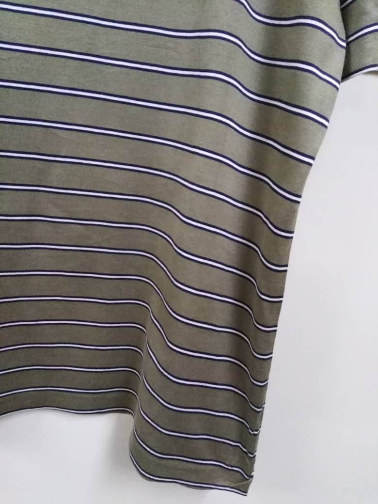 Celine Celine Paris Striped Polos Shirt Size US M / EU 48-50 / 2 - 10 Thumbnail