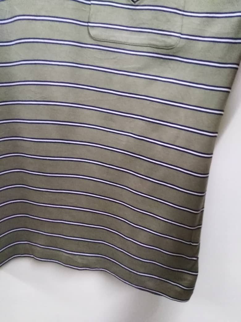 Celine Celine Paris Striped Polos Shirt Size US M / EU 48-50 / 2 - 5 Thumbnail