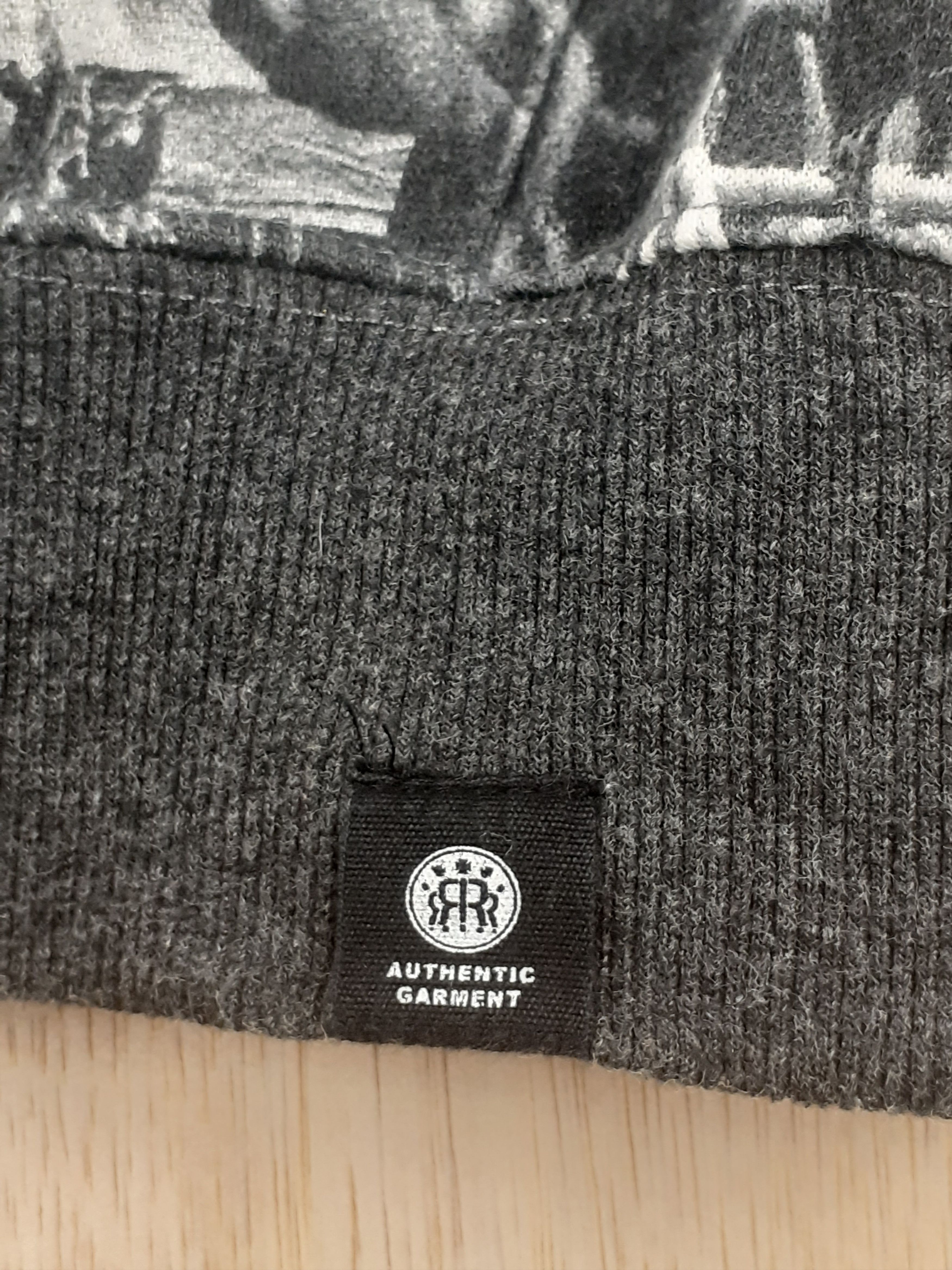 Japanese Brand × Restoration Restoration gray full print hoodie sweater #2787 Size US L / EU 52-54 / 3 - 3 Thumbnail