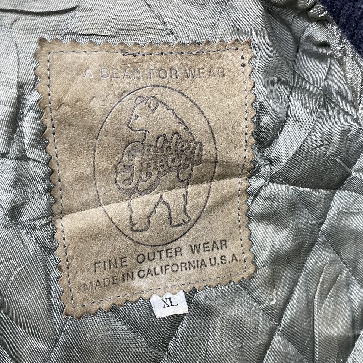 Golden Bear 🔥90s GOLDEN BEAR VARSITY LEATHER JACKET Size US XL / EU 56 / 4 - 10 Thumbnail