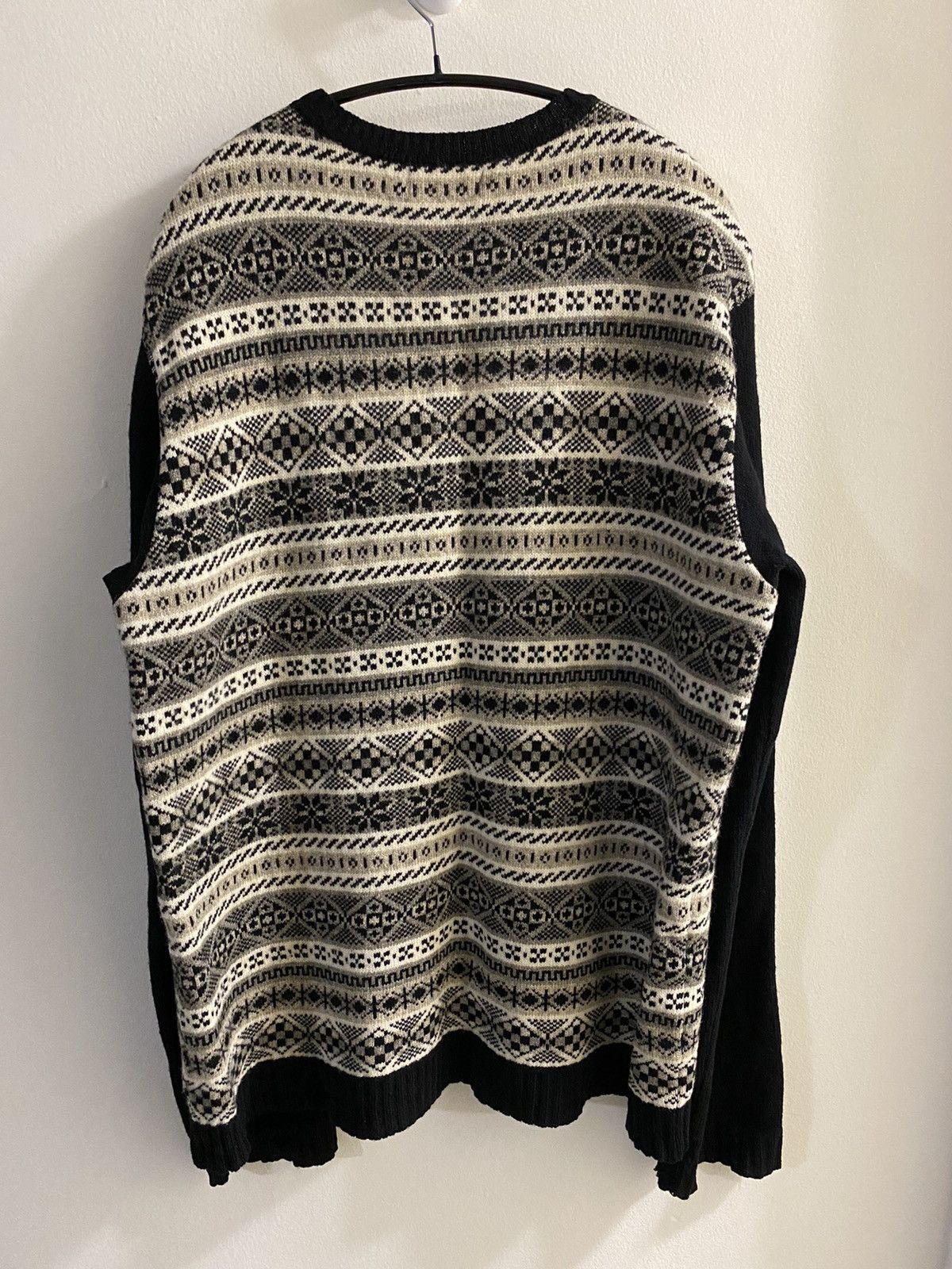 Yohji Yamamoto 07AW YYPH Nordic knit sweater Size US L / EU 52-54 / 3 - 6 Thumbnail