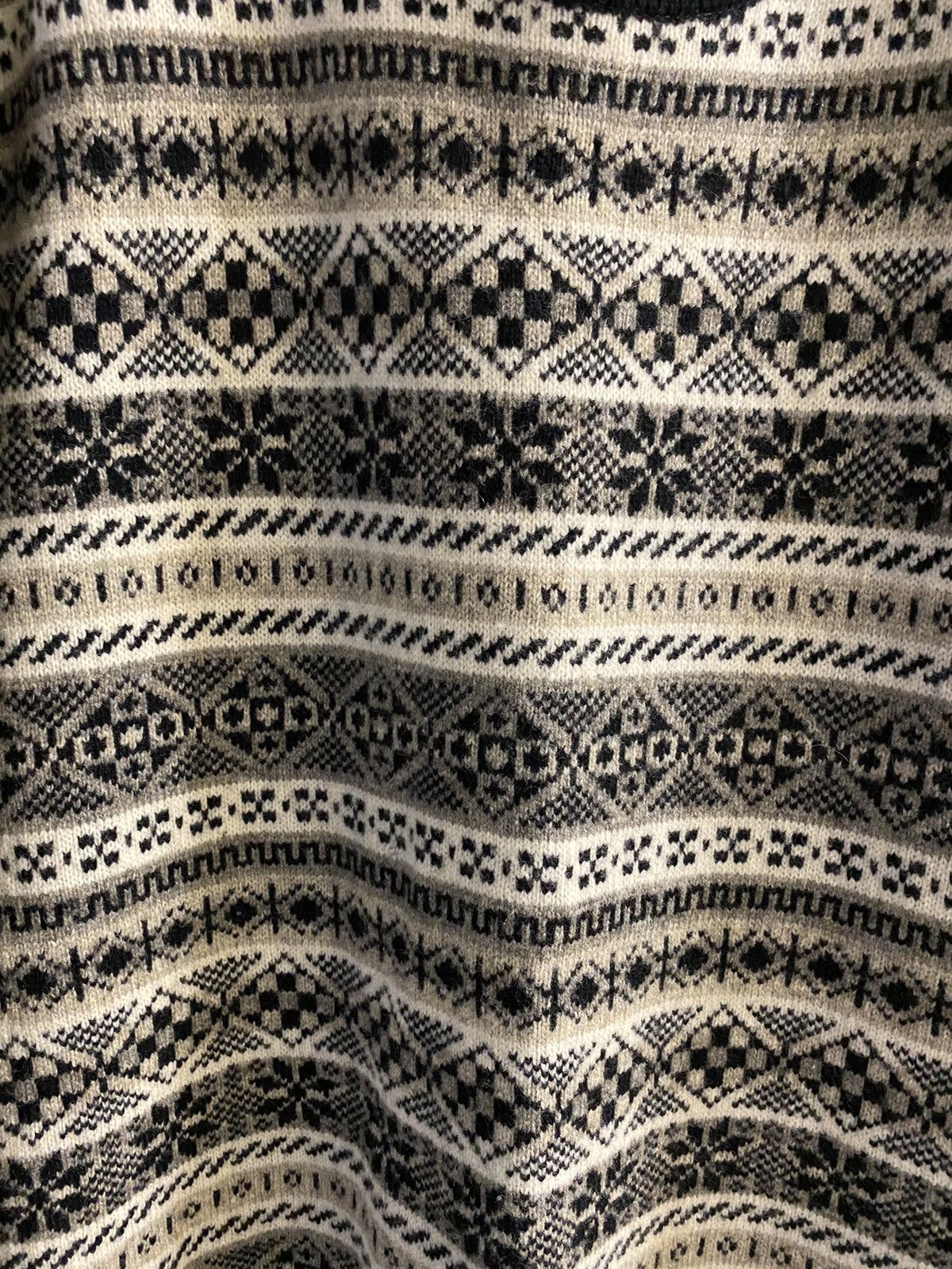 Yohji Yamamoto 07AW YYPH Nordic knit sweater Size US L / EU 52-54 / 3 - 4 Thumbnail