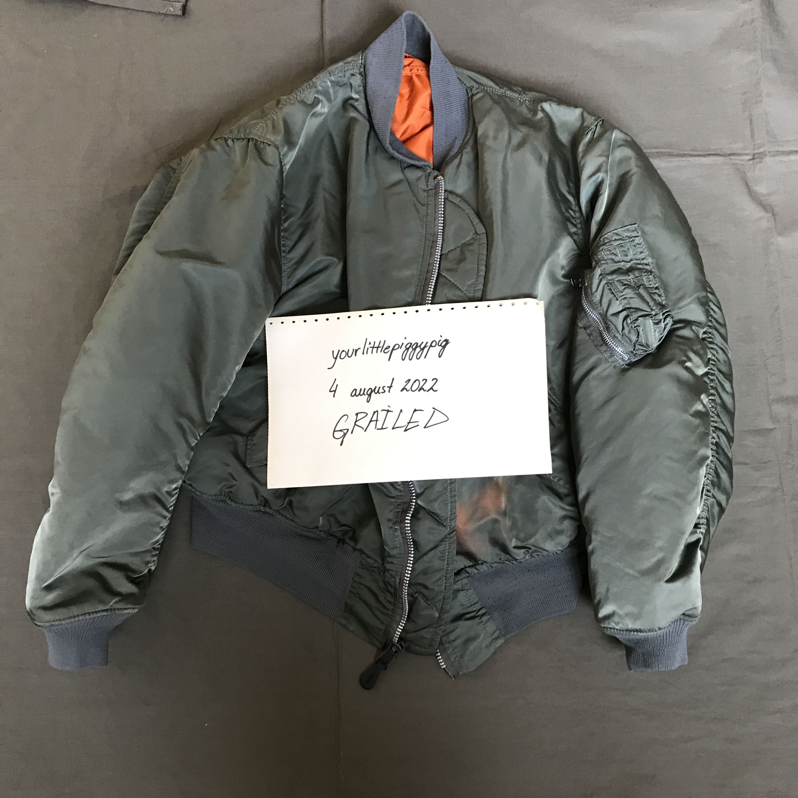 Alpha Industries × Vintage Vintage Alpha Industries MA-1 Bomber Flight Jacket Size US S / EU 44-46 / 1 - 13 Thumbnail