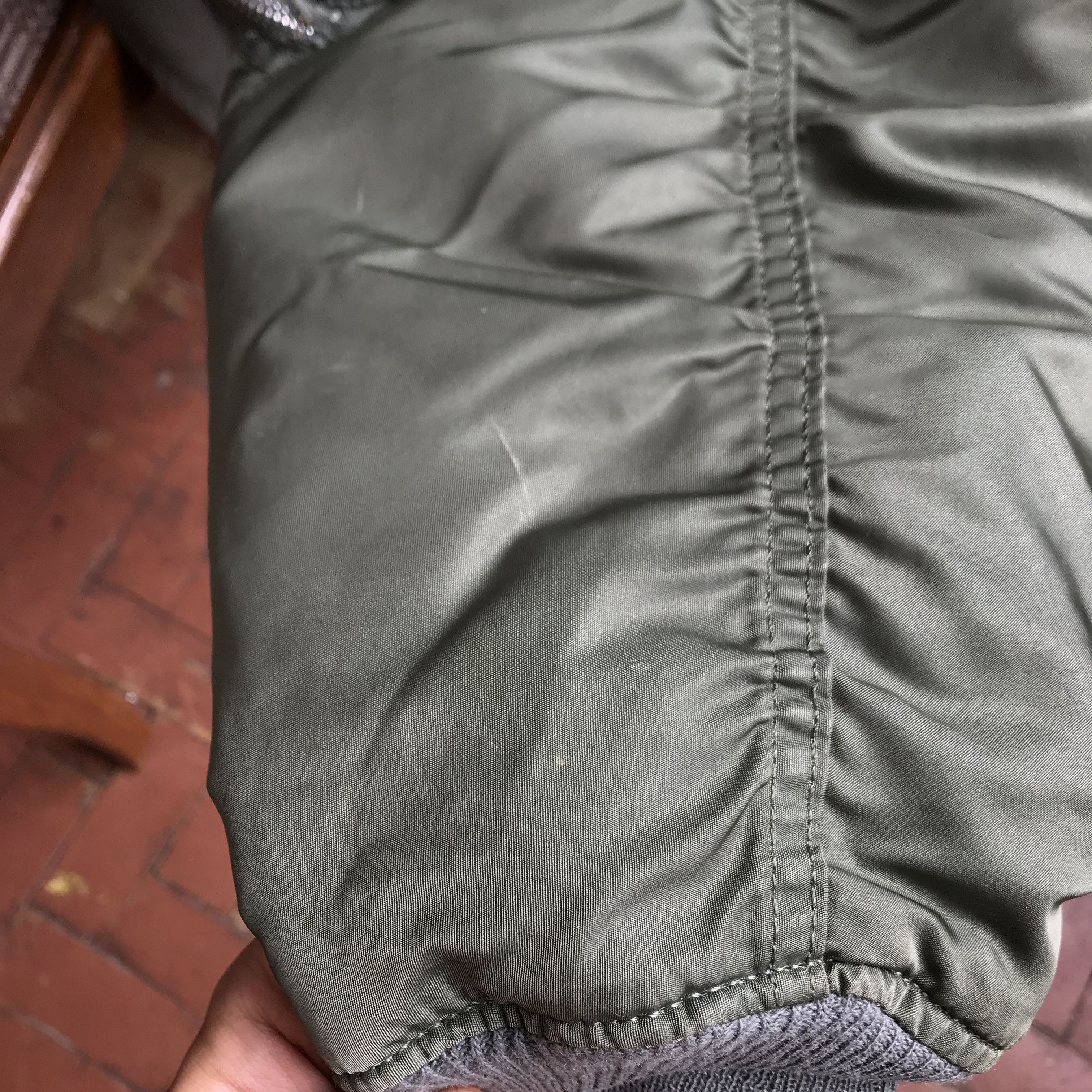 Alpha Industries × Vintage Vintage Alpha Industries MA-1 Bomber Flight Jacket Size US S / EU 44-46 / 1 - 8 Thumbnail