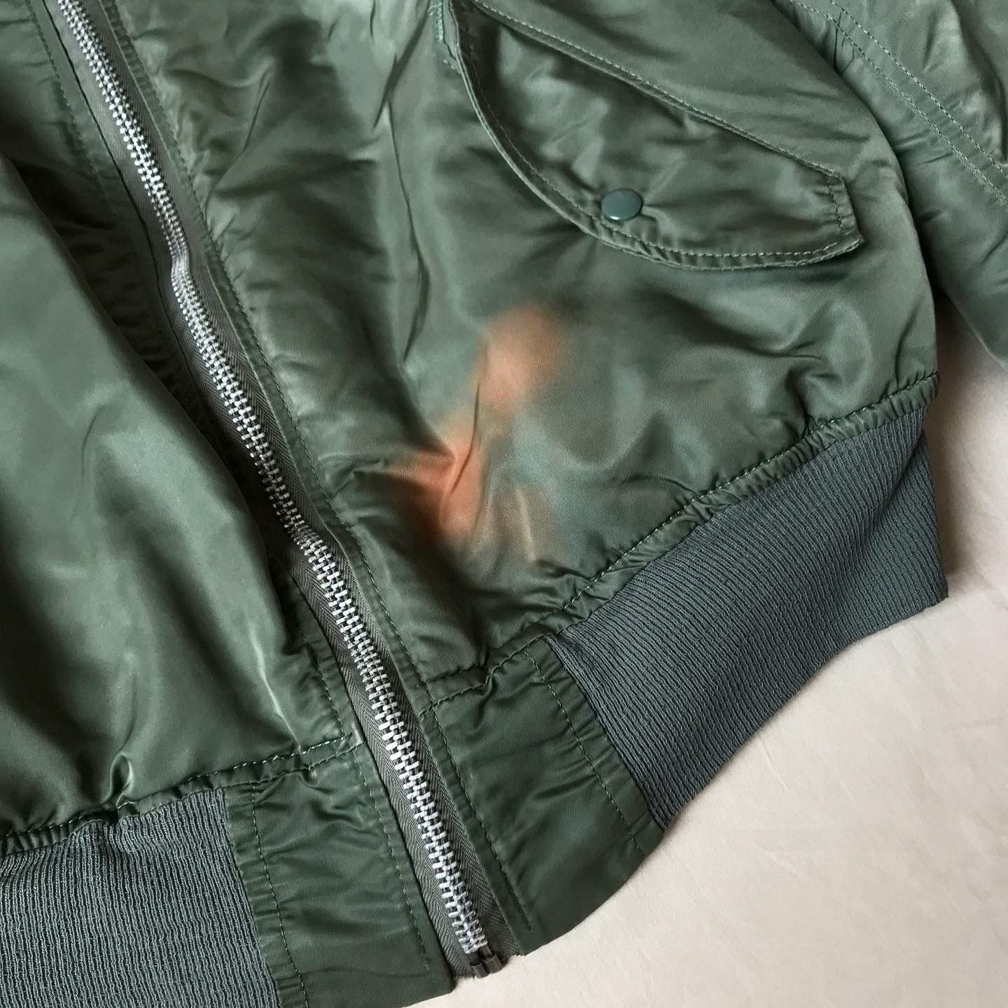 Alpha Industries × Vintage Vintage Alpha Industries MA-1 Bomber Flight Jacket Size US S / EU 44-46 / 1 - 5 Thumbnail