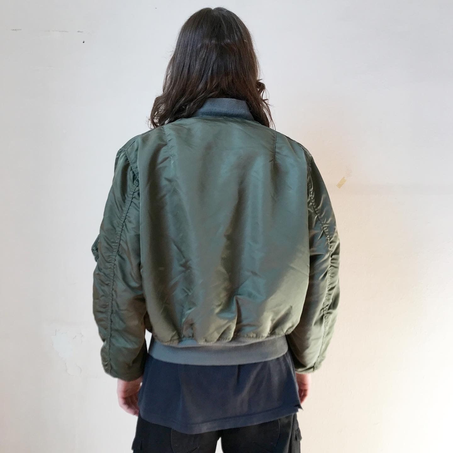 Alpha Industries × Vintage Vintage Alpha Industries MA-1 Bomber Flight Jacket Size US S / EU 44-46 / 1 - 4 Thumbnail