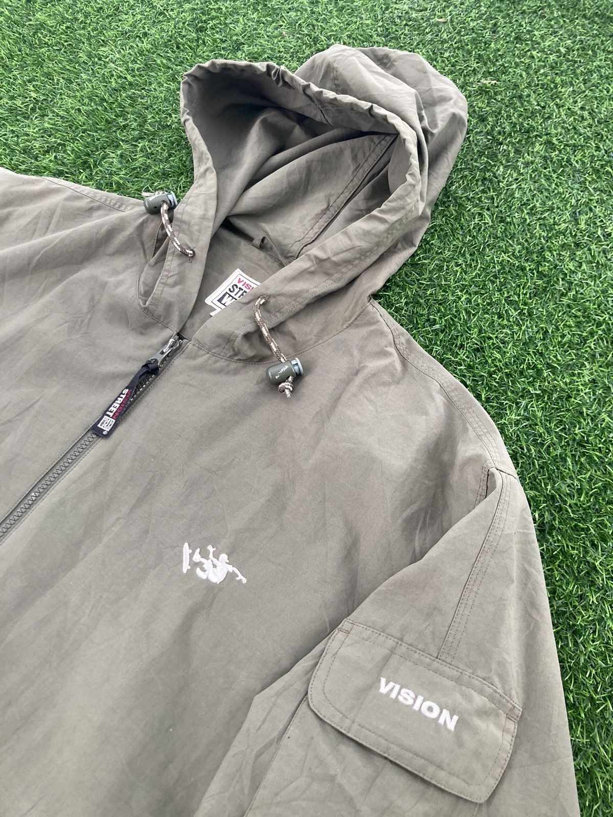 Vision Streetwear DISTRESSED VISSION STREETWEAR HOODIE JACKET Size US XL / EU 56 / 4 - 5 Thumbnail