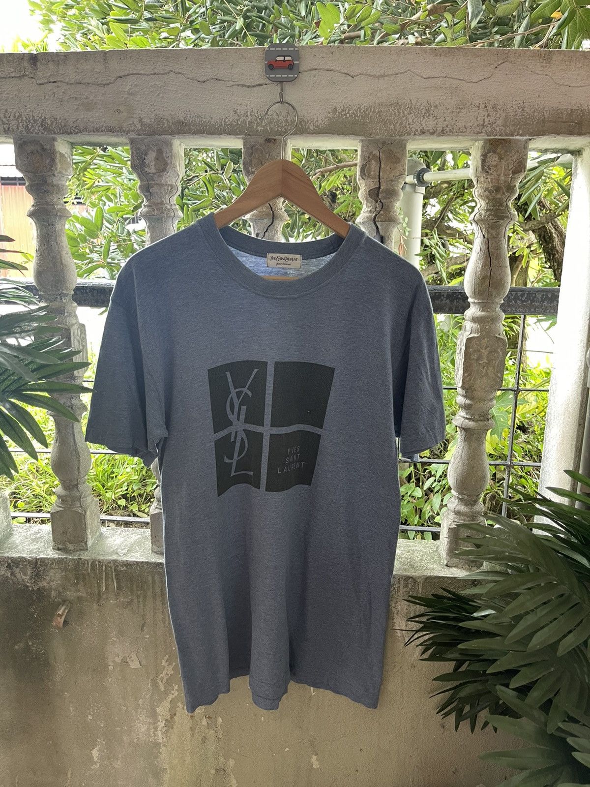 Yves Saint Laurent YVES SAINT LAURENT POUR HOMME TEE Size US M / EU 48-50 / 2 - 1 Thumbnail