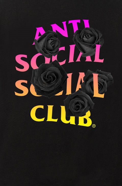 Anti Social Social Club DS ASSC In The Lead Black Tee bat emoji BAPE KITH FOG FTP Size US S / EU 44-46 / 1 - 5 Thumbnail