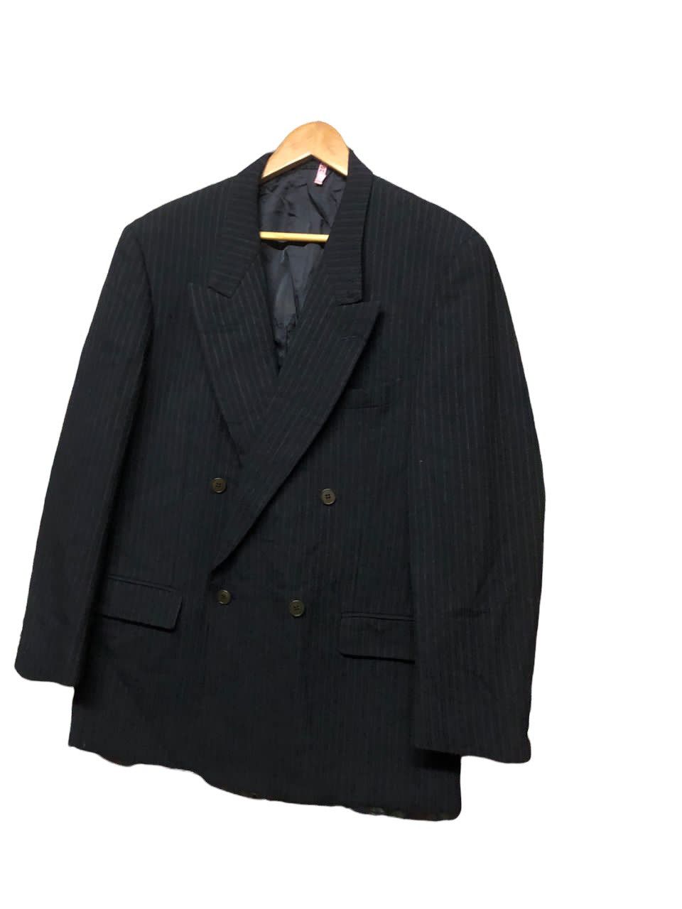 Vintage × Yves Saint Laurent Vtg🔥YvesSaintLaurent Pour Homme Double Breasted Blazers Size 40L - 6 Thumbnail