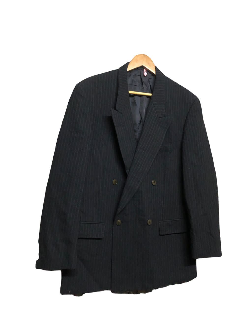 Vintage × Yves Saint Laurent Vtg🔥YvesSaintLaurent Pour Homme Double Breasted Blazers Size 40L - 7 Thumbnail