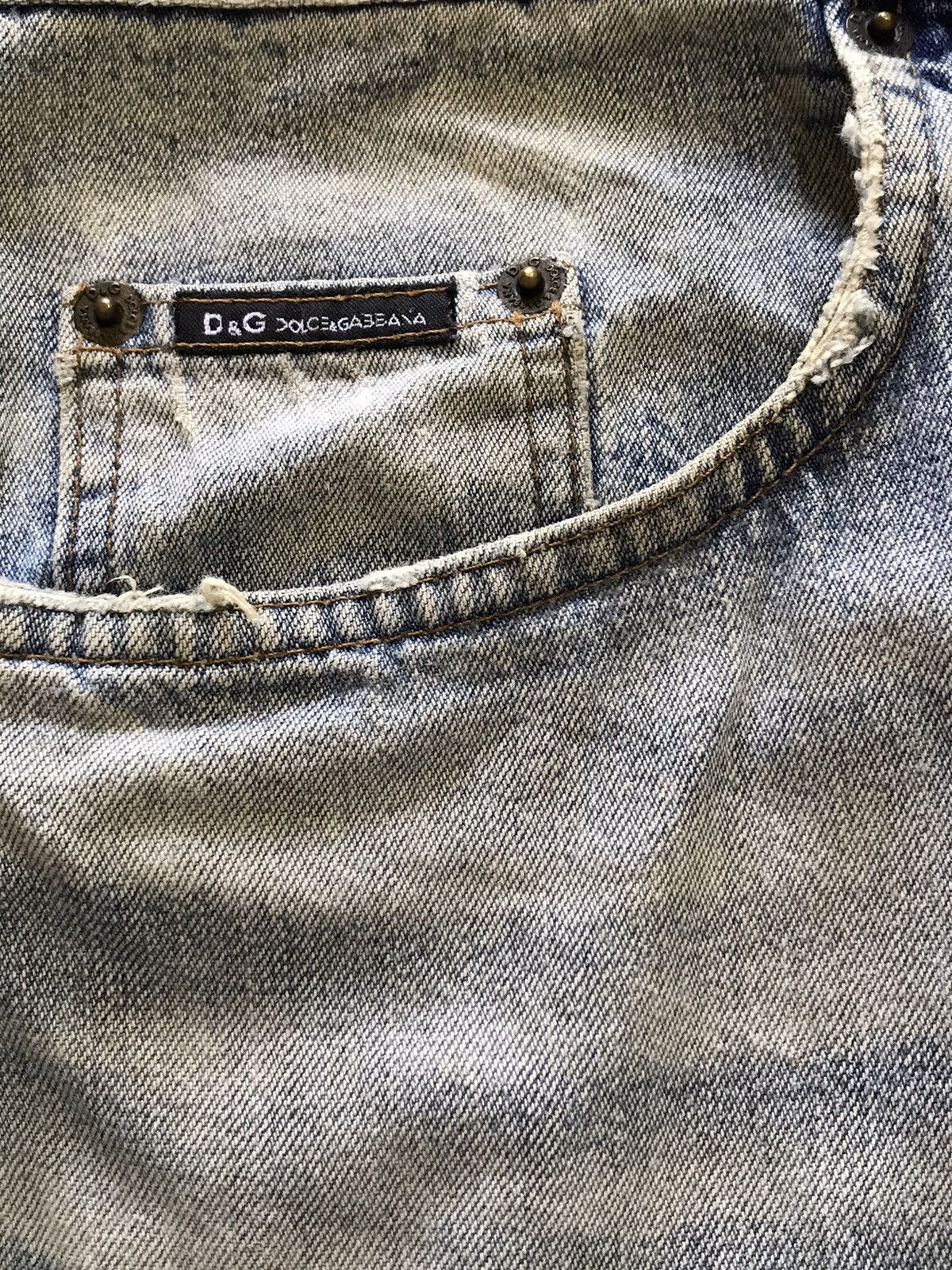 Dolce & Gabbana × Kapital Dolce & Gabbana Ittierre Inspired Kapital Distressed Jeans Size US 32 / EU 48 - 9 Thumbnail