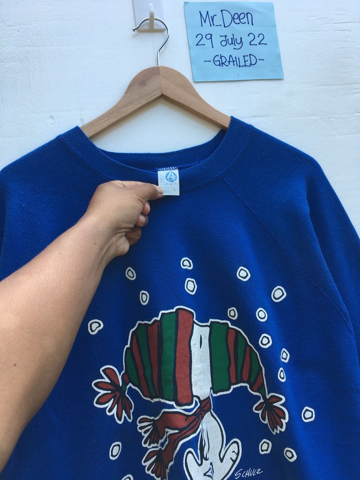 Cartoon Network Vintage Peanut Snoopy Christmas Sweater Size US M / EU 48-50 / 2 - 7 Thumbnail