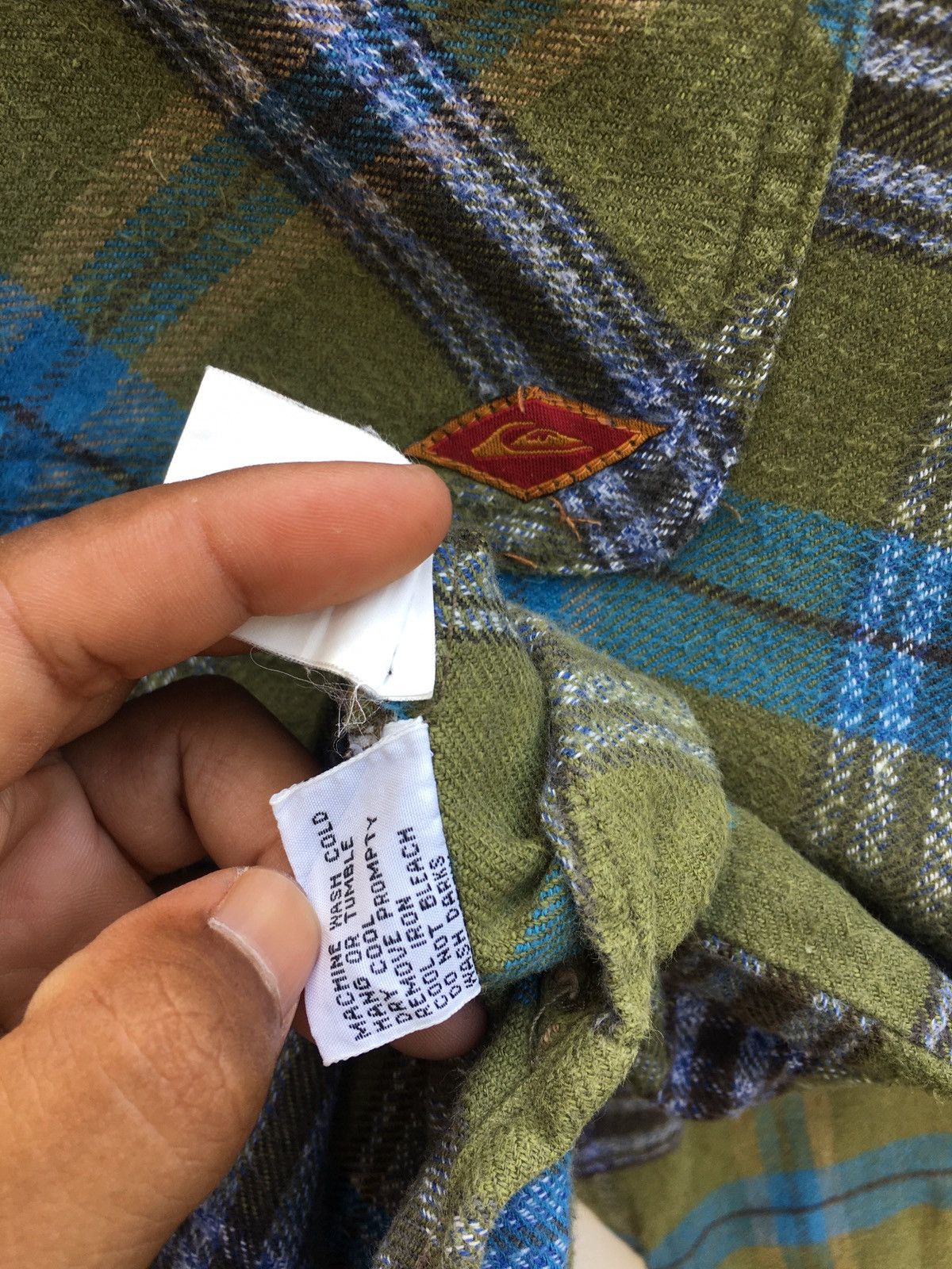 Quiksilver Rare Vintage Quiksilver Flannel Shirt Size US L / EU 52-54 / 3 - 10 Thumbnail