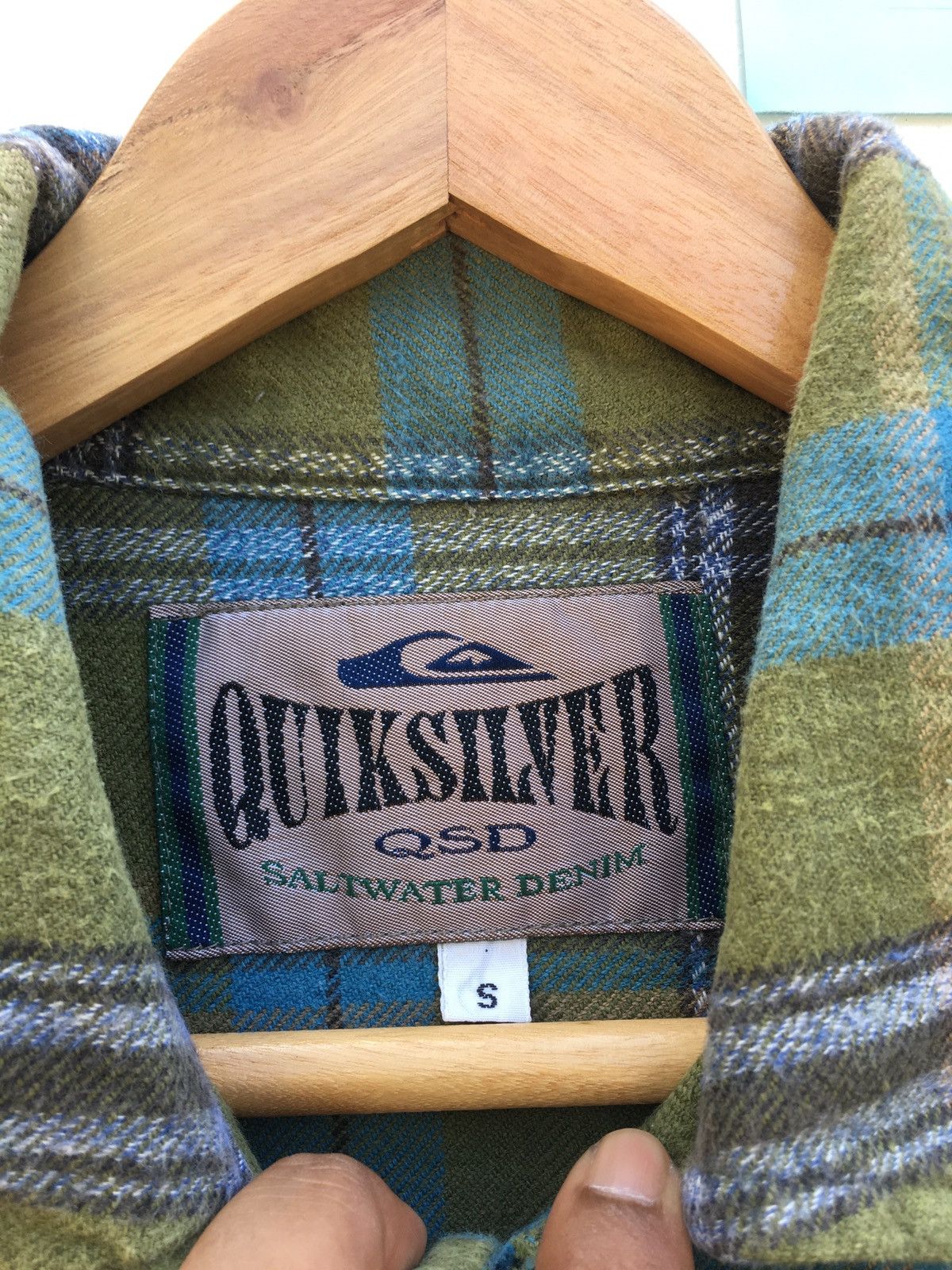 Quiksilver Rare Vintage Quiksilver Flannel Shirt Size US L / EU 52-54 / 3 - 8 Thumbnail
