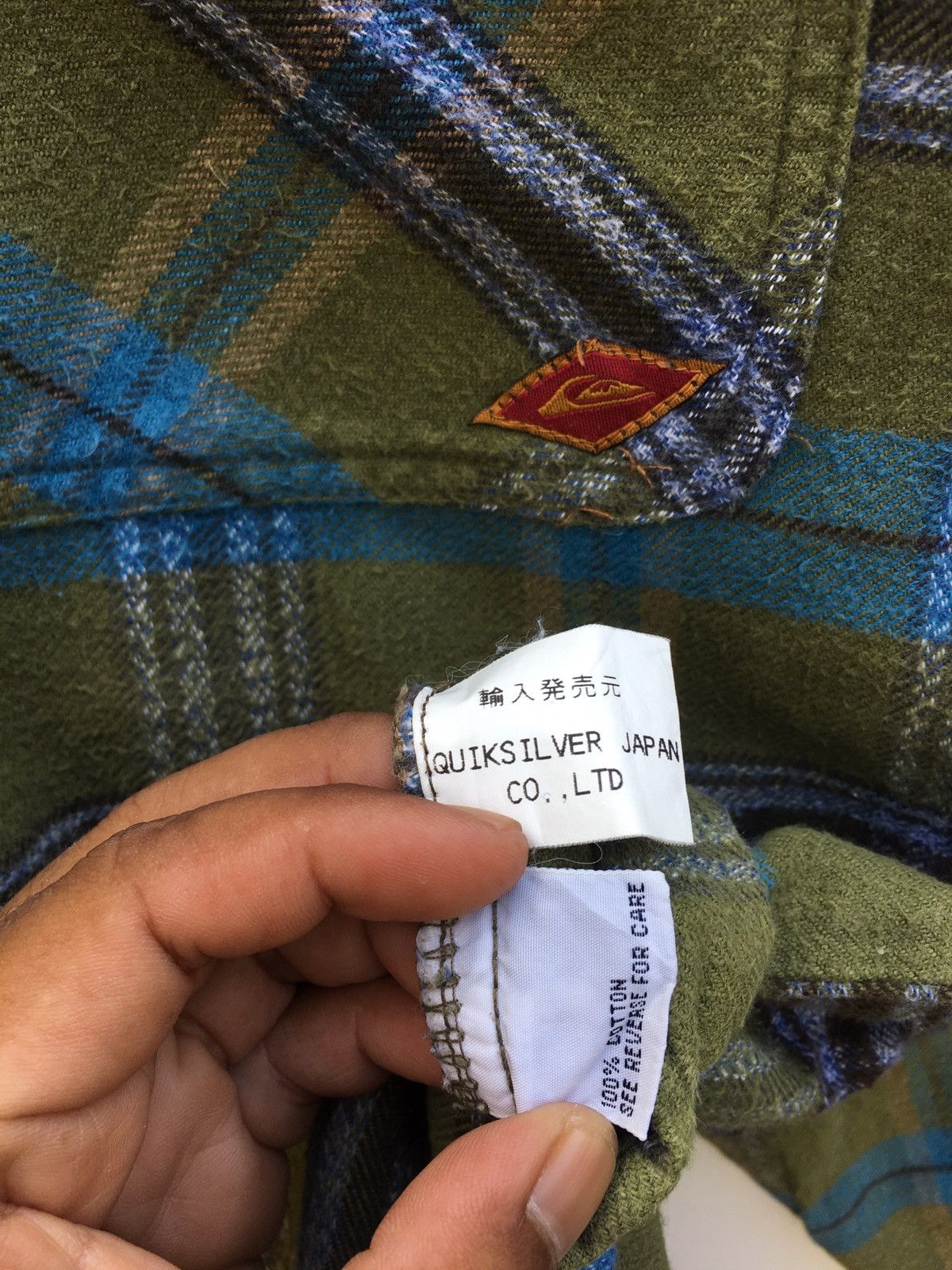 Quiksilver Rare Vintage Quiksilver Flannel Shirt Size US L / EU 52-54 / 3 - 9 Thumbnail