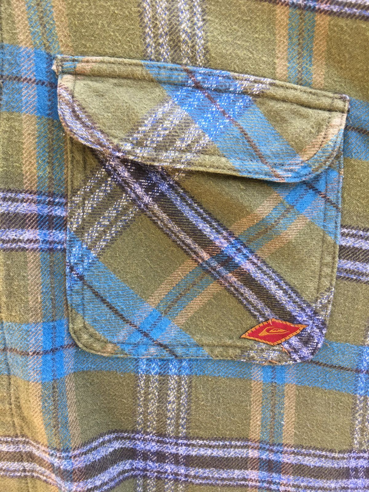 Quiksilver Rare Vintage Quiksilver Flannel Shirt Size US L / EU 52-54 / 3 - 7 Thumbnail