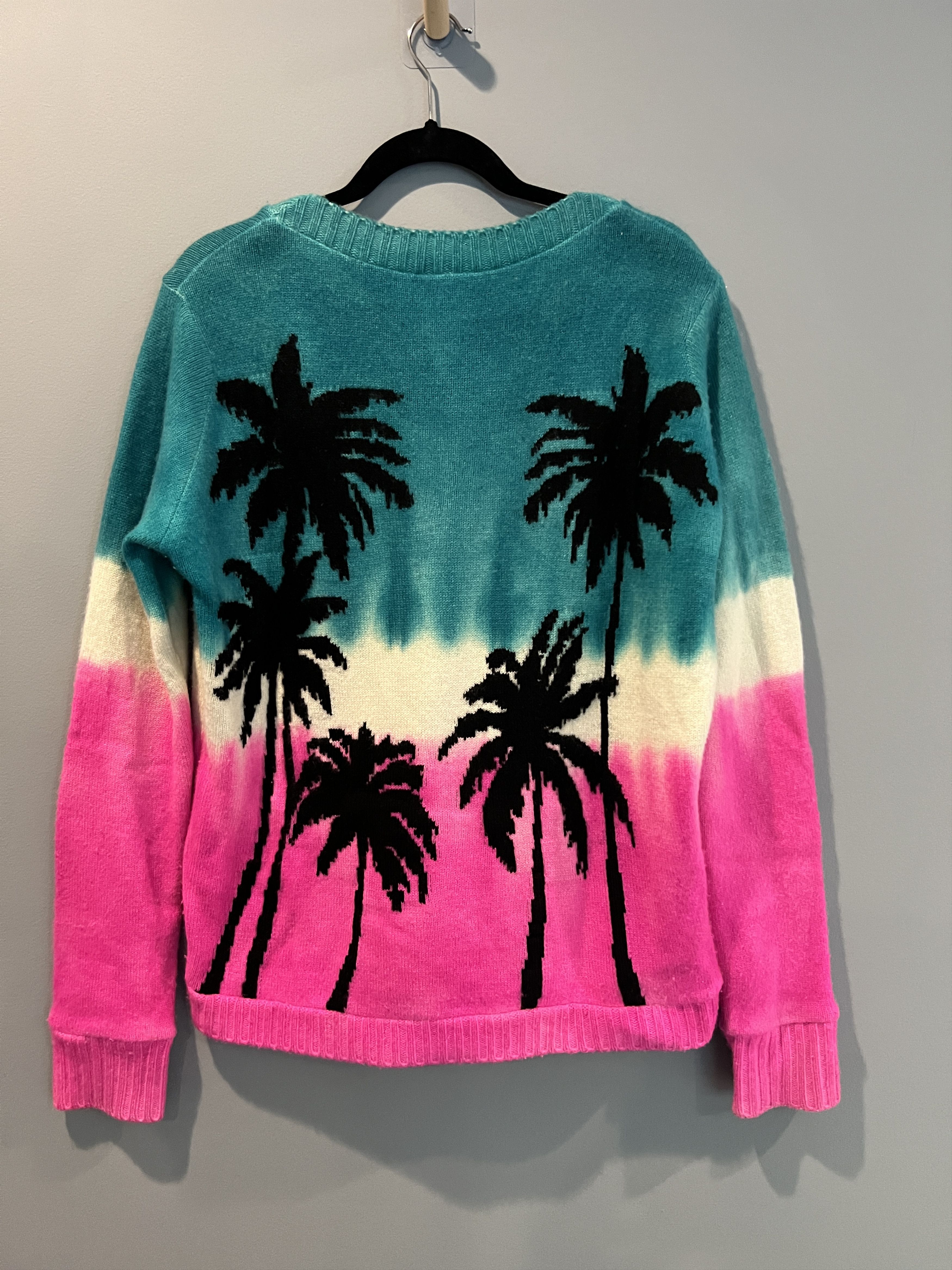 Elder Statesman Palm Tree Sweater (Small)