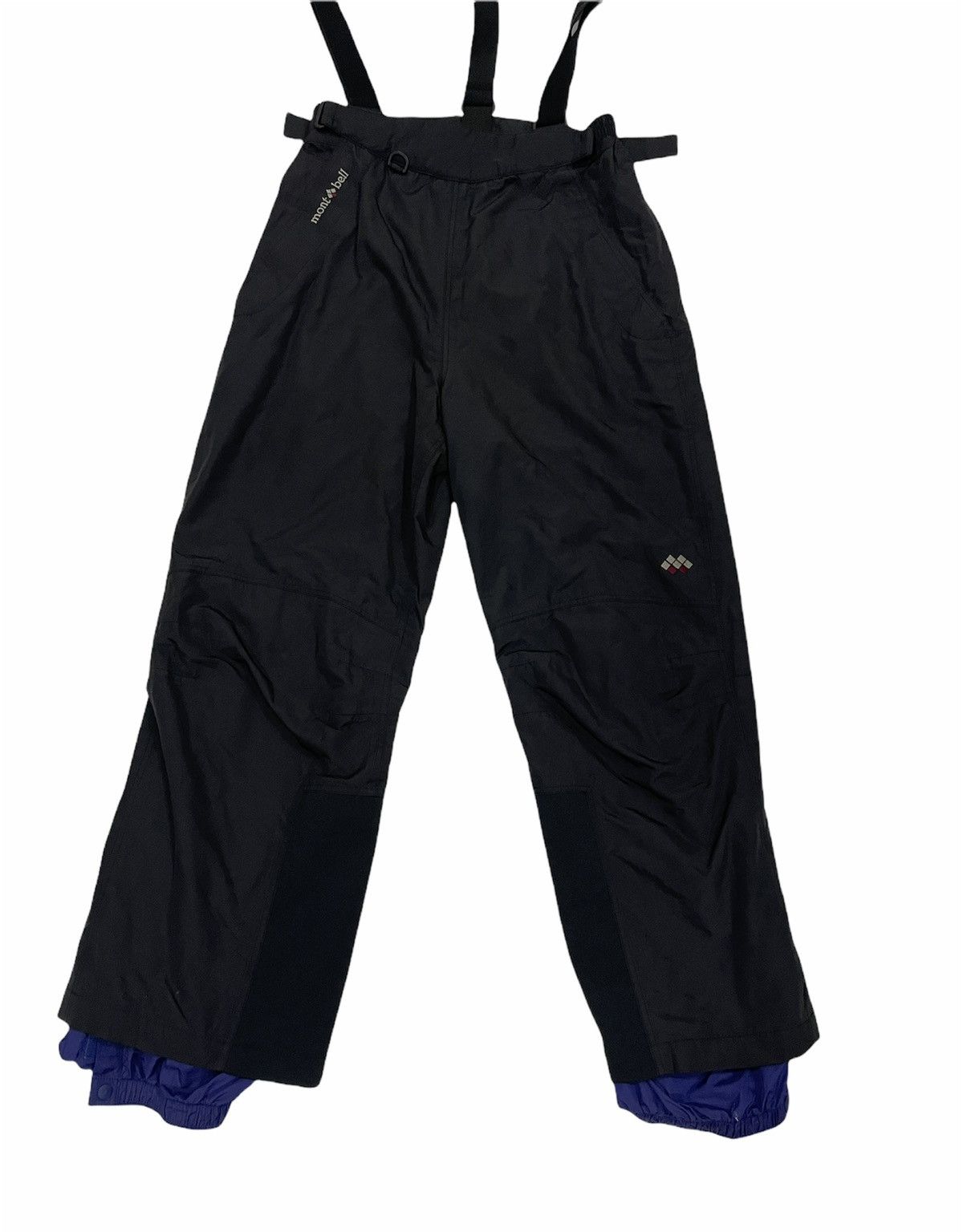 Montbell × Vintage Vintage Montbell bibs black Snowboard overall outdoor sport Size US 29 - 1 Thumbnail