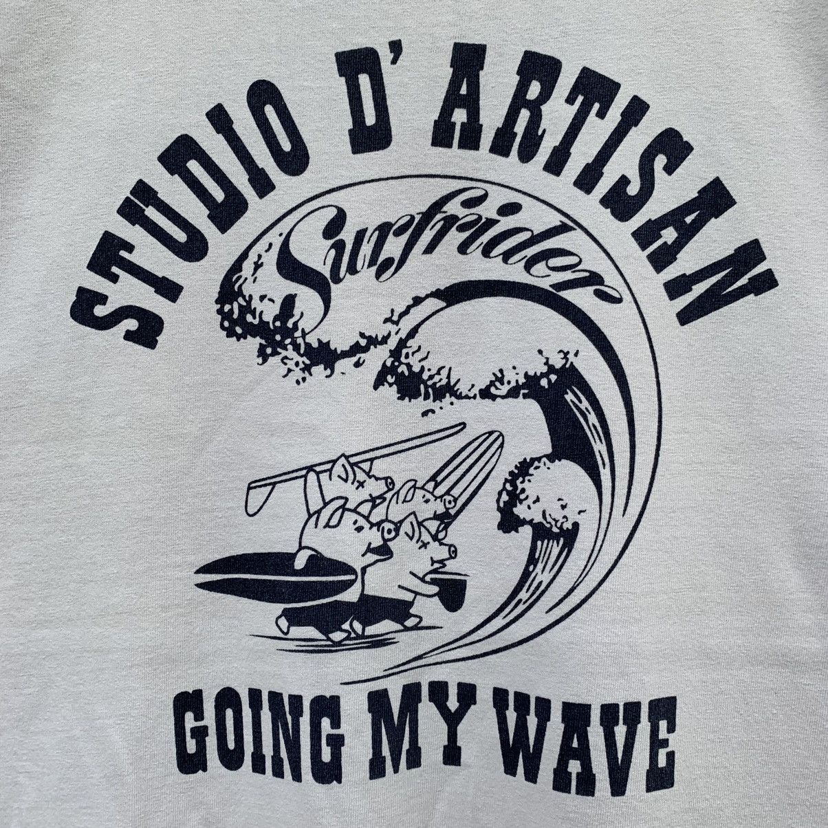 Japanese Brand × Studio D'Artisan STUDIO D’ARTISAN JAPAN SURFRIDER RARE DESIGN T-SHIRT Size US L / EU 52-54 / 3 - 5 Thumbnail
