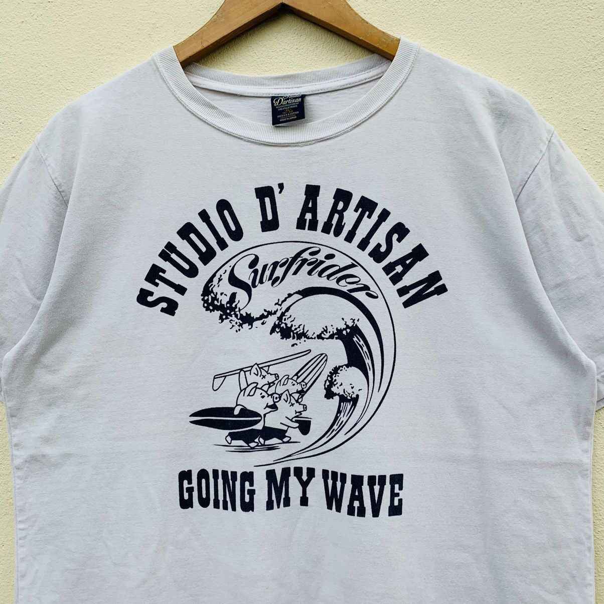 Japanese Brand × Studio D'Artisan STUDIO D’ARTISAN JAPAN SURFRIDER RARE DESIGN T-SHIRT Size US L / EU 52-54 / 3 - 2 Thumbnail