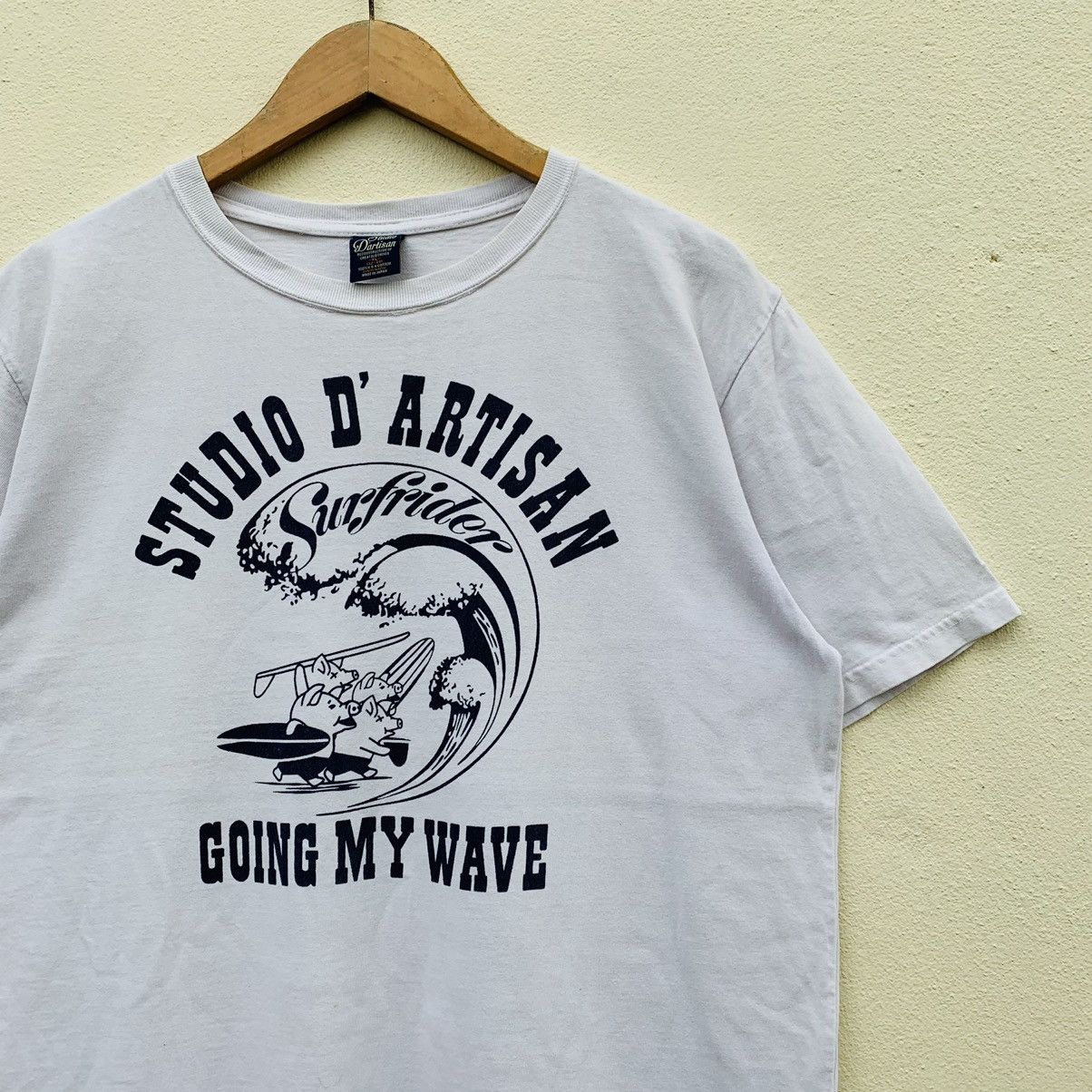 Japanese Brand × Studio D'Artisan STUDIO D’ARTISAN JAPAN SURFRIDER RARE DESIGN T-SHIRT Size US L / EU 52-54 / 3 - 3 Thumbnail