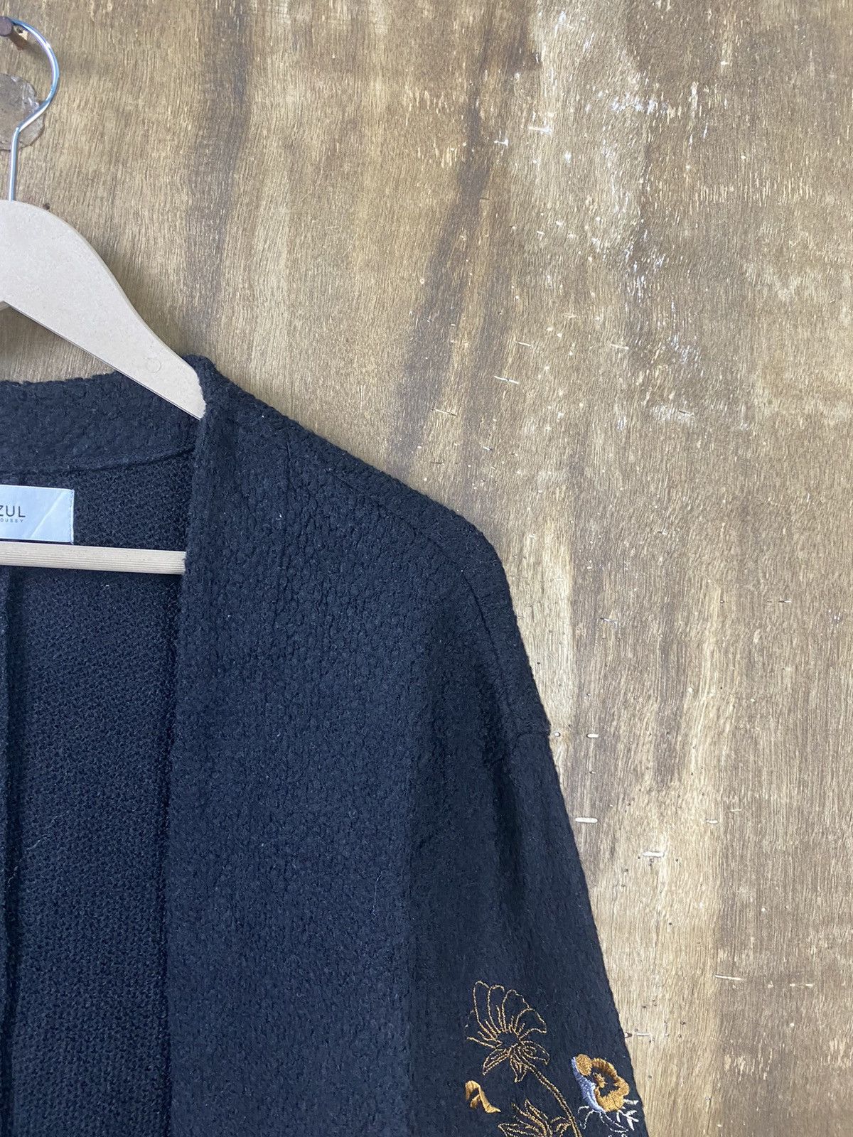 Homespun Knitwear Azul embroidered cardigan black Knitwear #3674 Size US M / EU 48-50 / 2 - 5 Thumbnail
