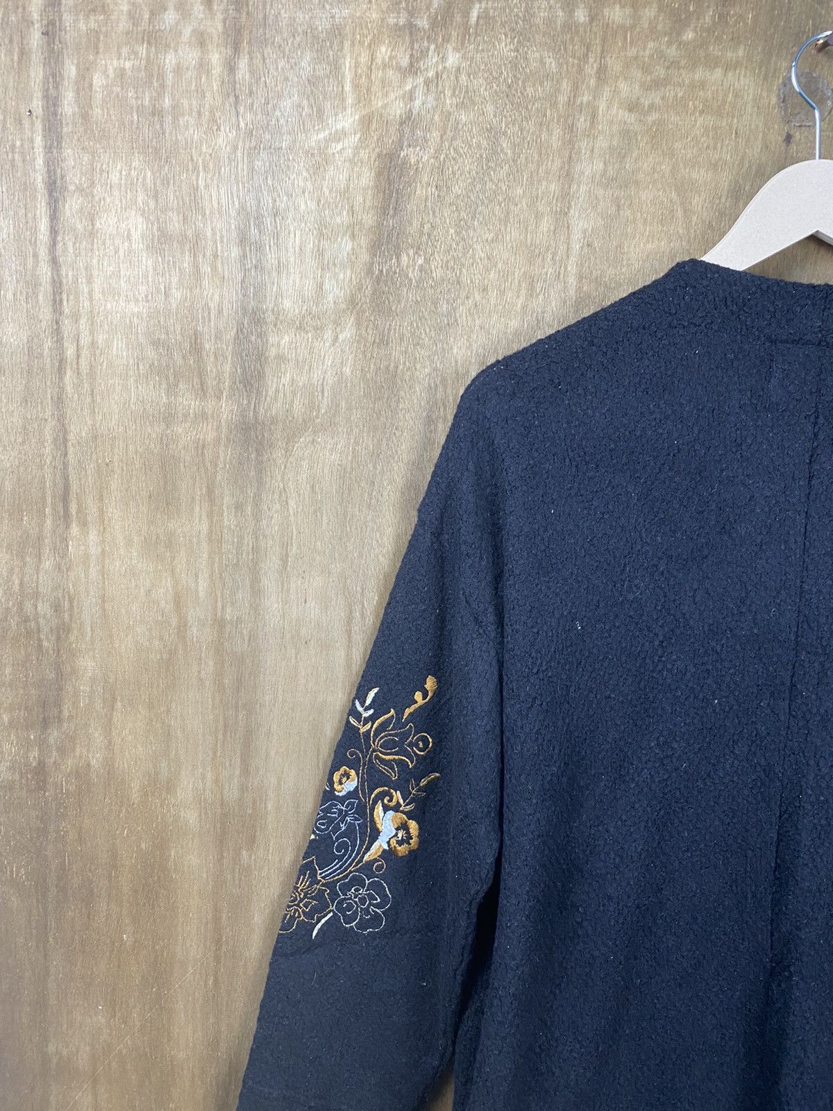 Homespun Knitwear Azul embroidered cardigan black Knitwear #3674 Size US M / EU 48-50 / 2 - 11 Thumbnail