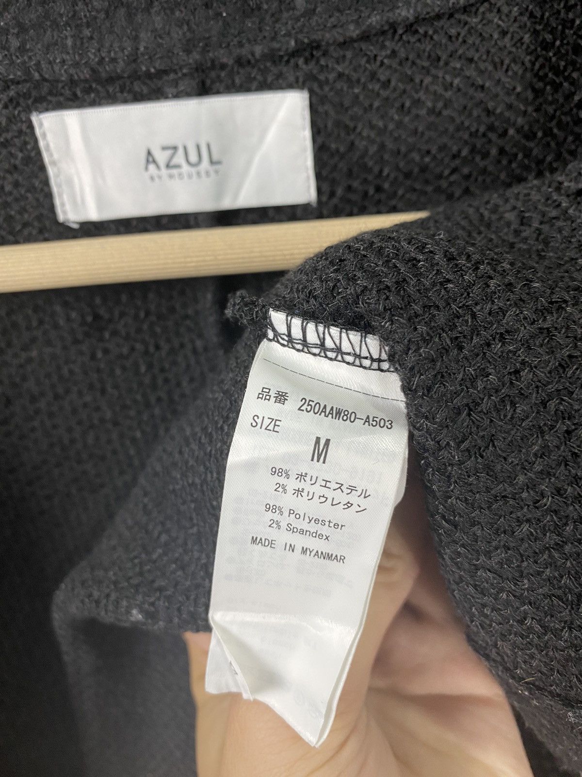 Homespun Knitwear Azul embroidered cardigan black Knitwear #3674 Size US M / EU 48-50 / 2 - 9 Thumbnail