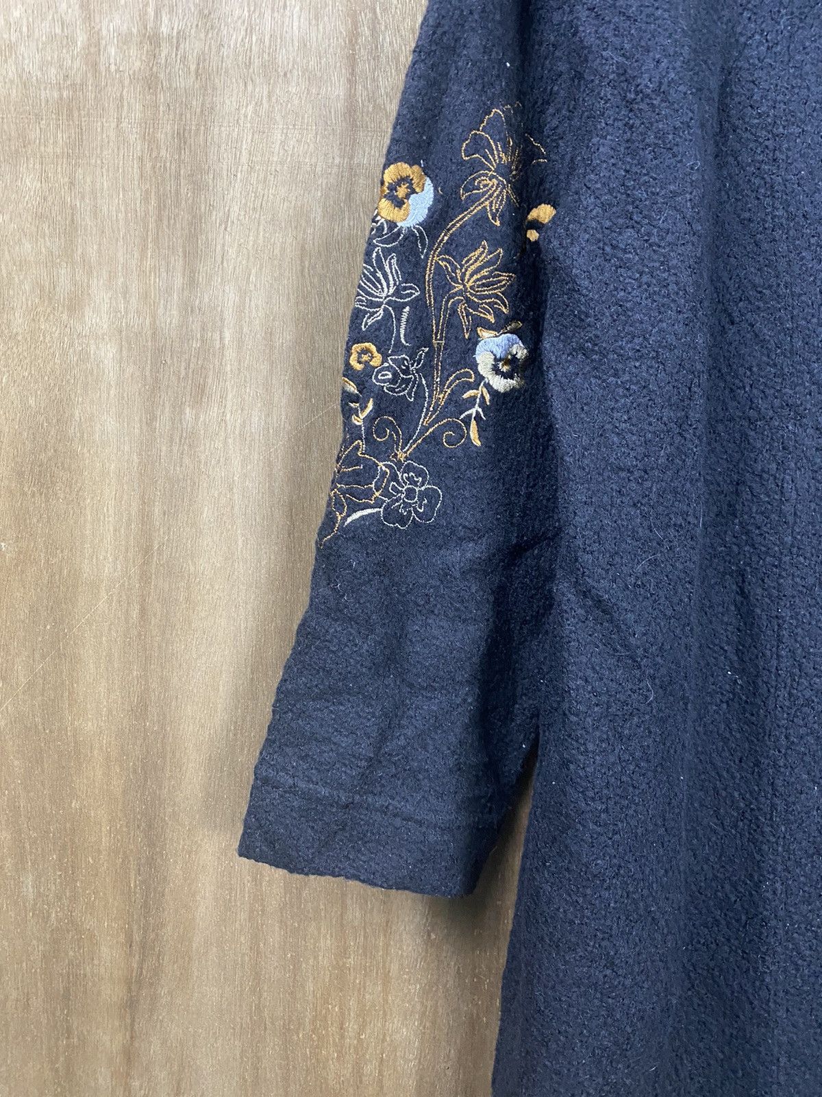 Homespun Knitwear Azul embroidered cardigan black Knitwear #3674 Size US M / EU 48-50 / 2 - 6 Thumbnail