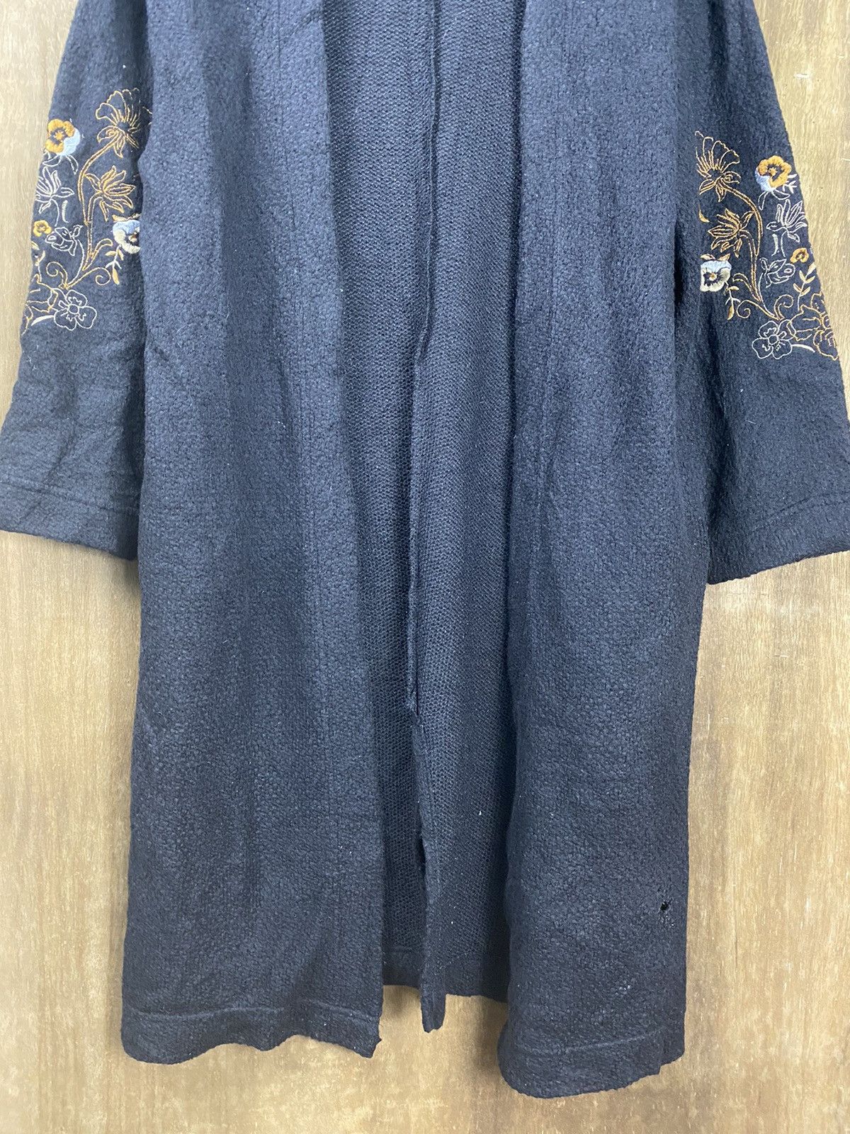 Homespun Knitwear Azul embroidered cardigan black Knitwear #3674 Size US M / EU 48-50 / 2 - 3 Thumbnail